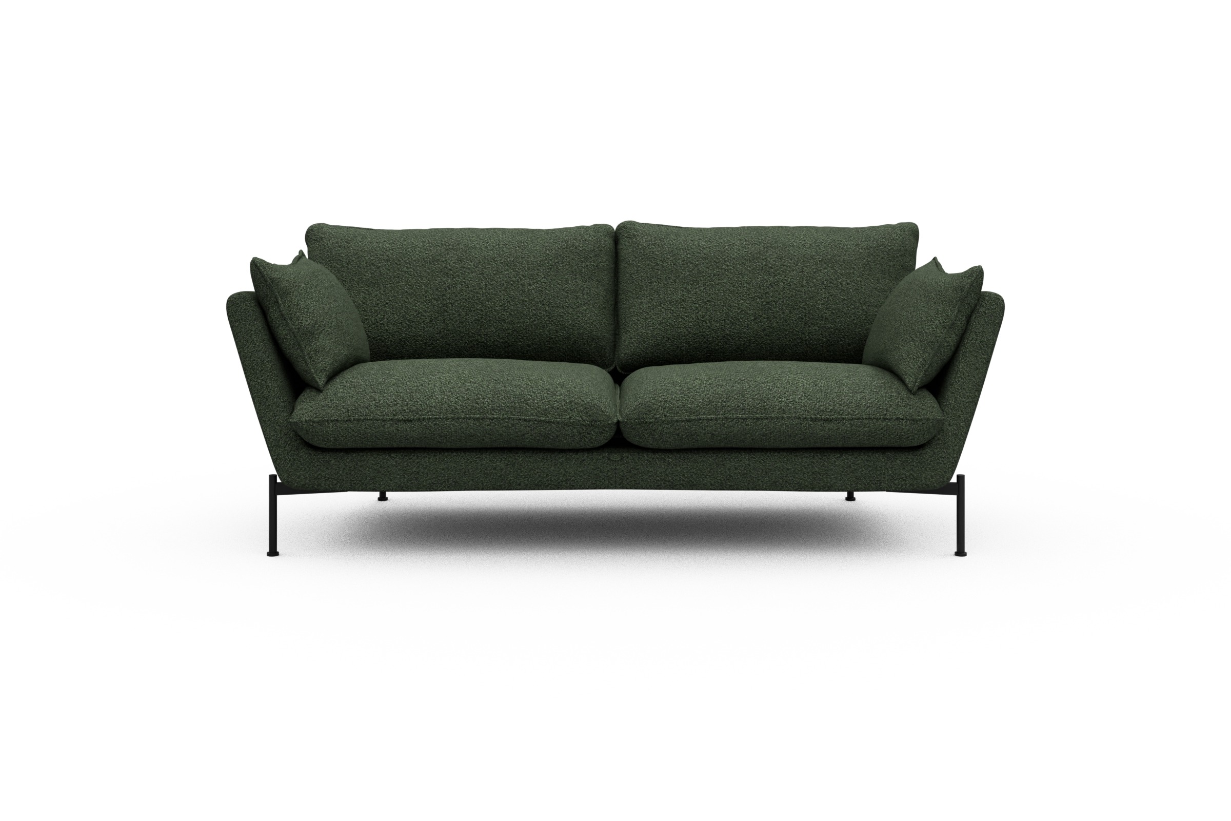 Skandi Home Sofa Anton 2-Sitzer Vanora-Deep-Green moebelfaktor