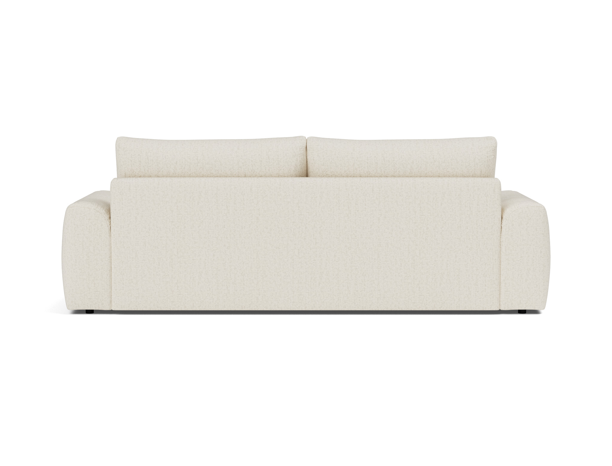 Schlafsofa Norum mit Chunky-Armlehnen Boucle Skandi 531-Off-White