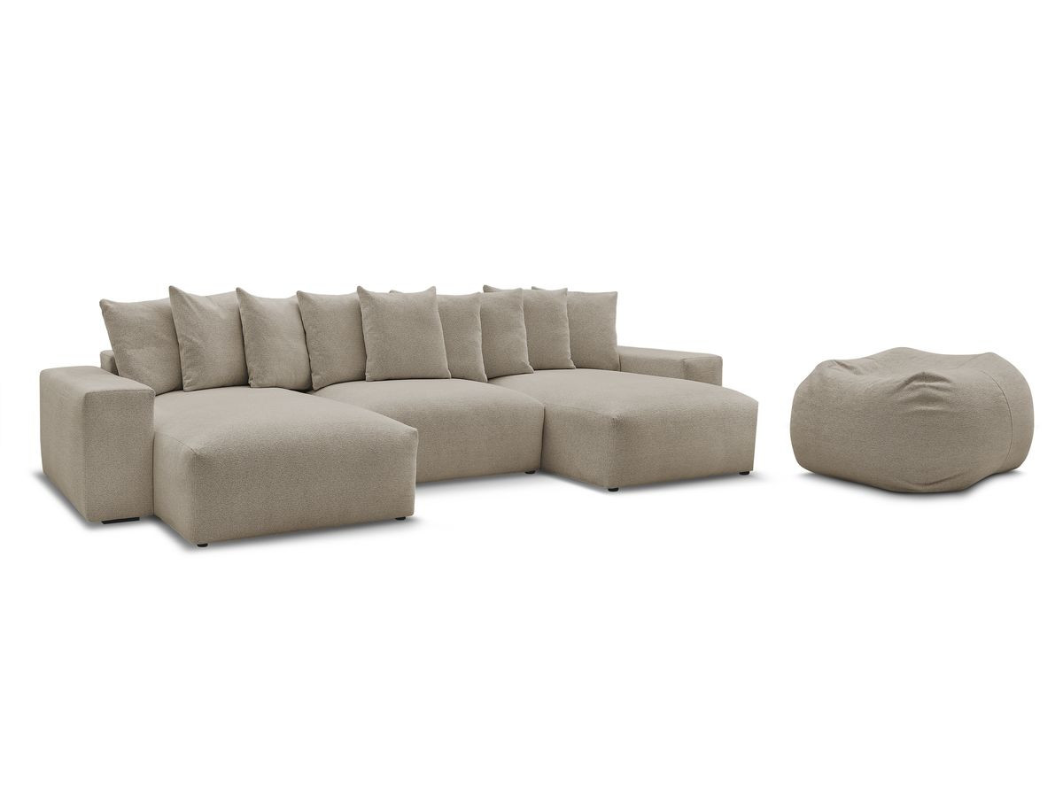 Melange-Stoff · Taupe