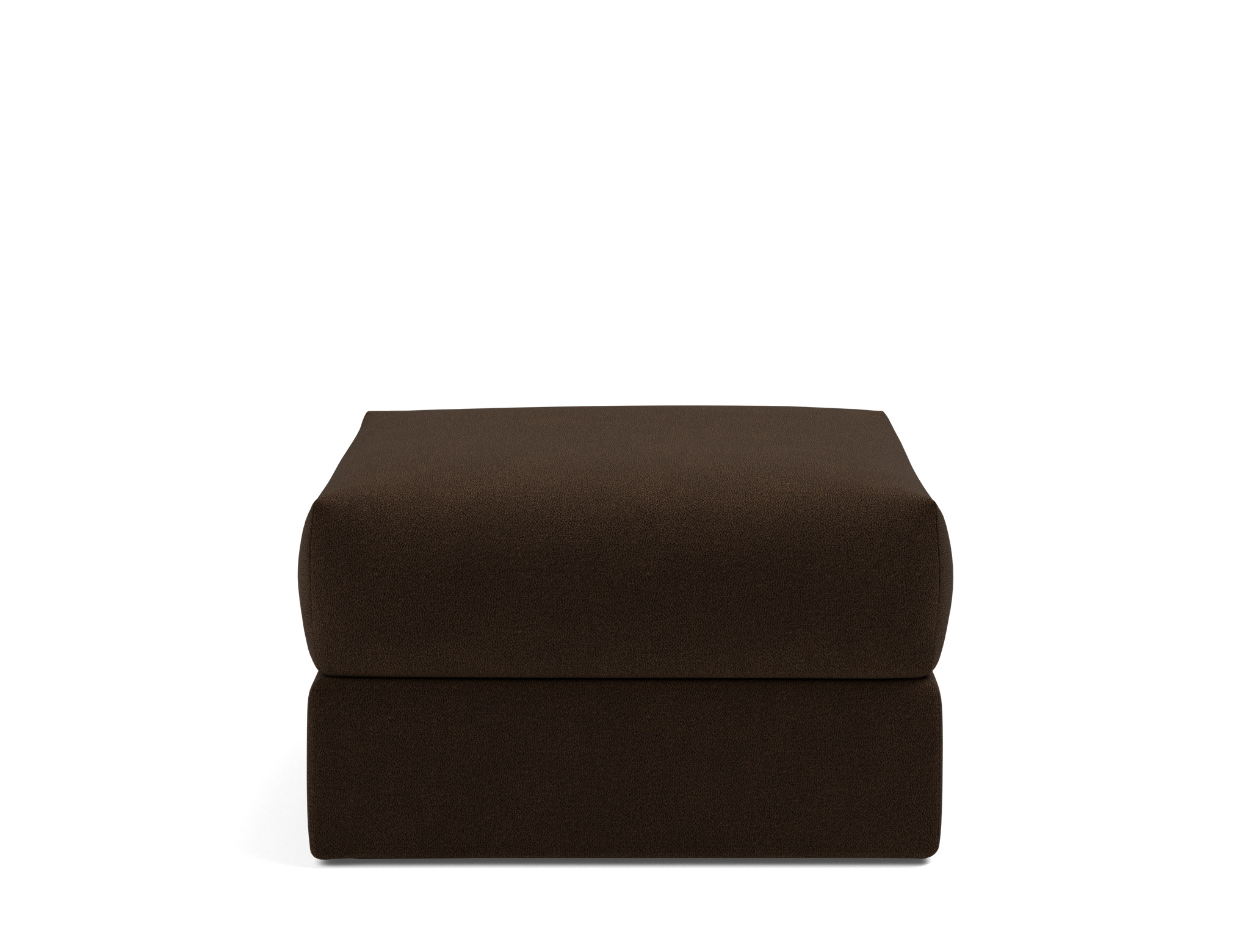 Hocker Cornila Strukturierter Stoff Taura 358-Chocco