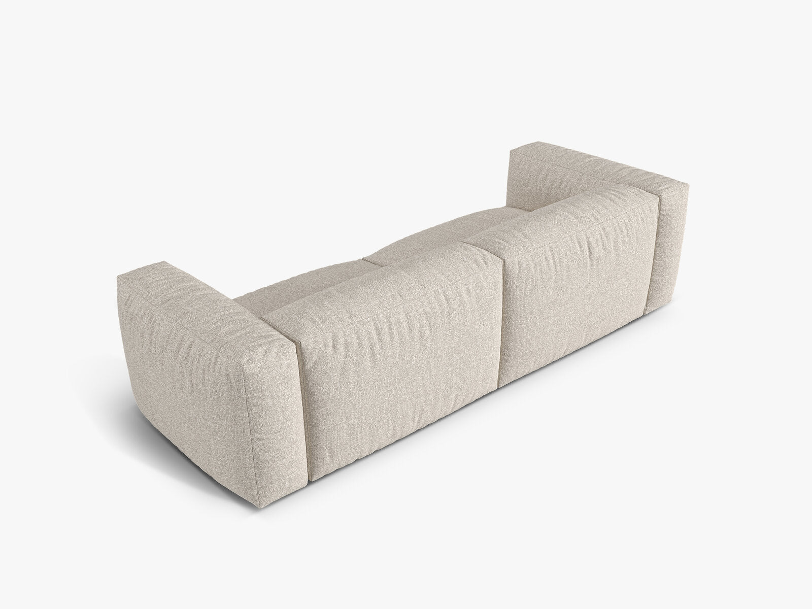Micadoni Sofa Martina 3-Sitzer Boucle Monet Beige