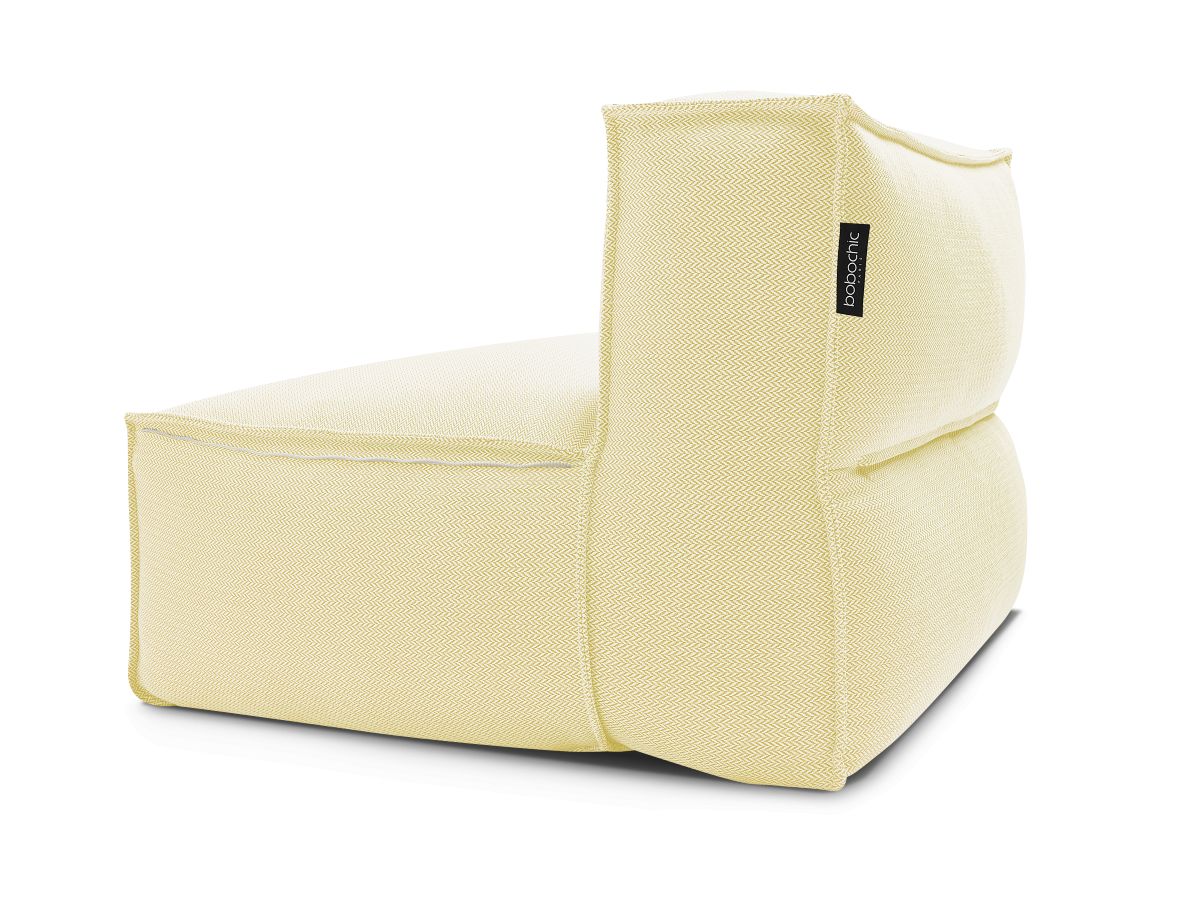 Bobochic Biarritz Sofamodul 1-Sitzer Melange-Stoff Gelb