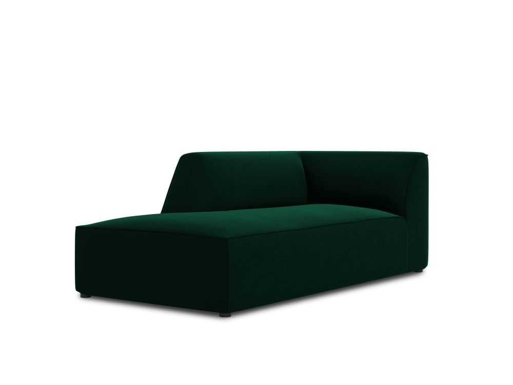 Cosmopolitan Design Chaiselongue Siena Samt Salvador Flaschengrün Links