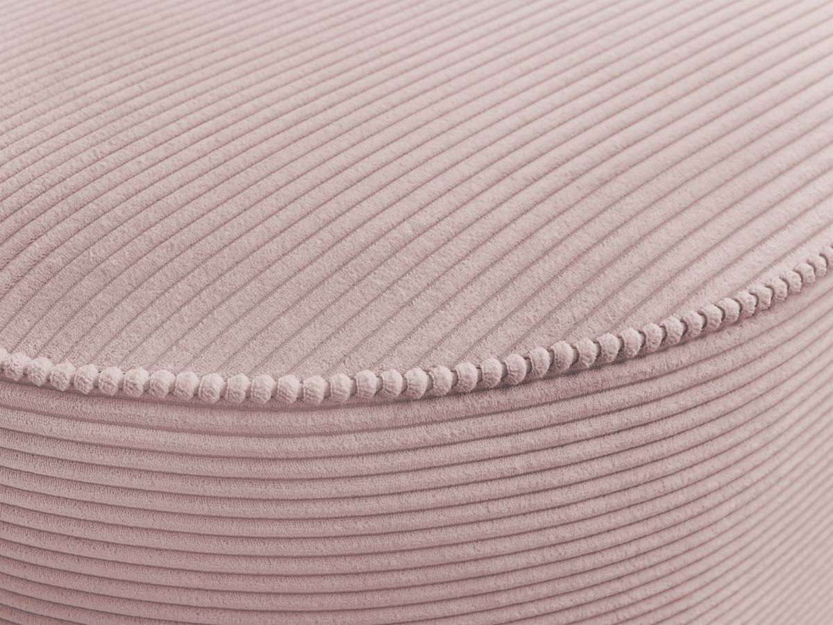 Bobochic Rousseau Pouf Cordsamt Violett
