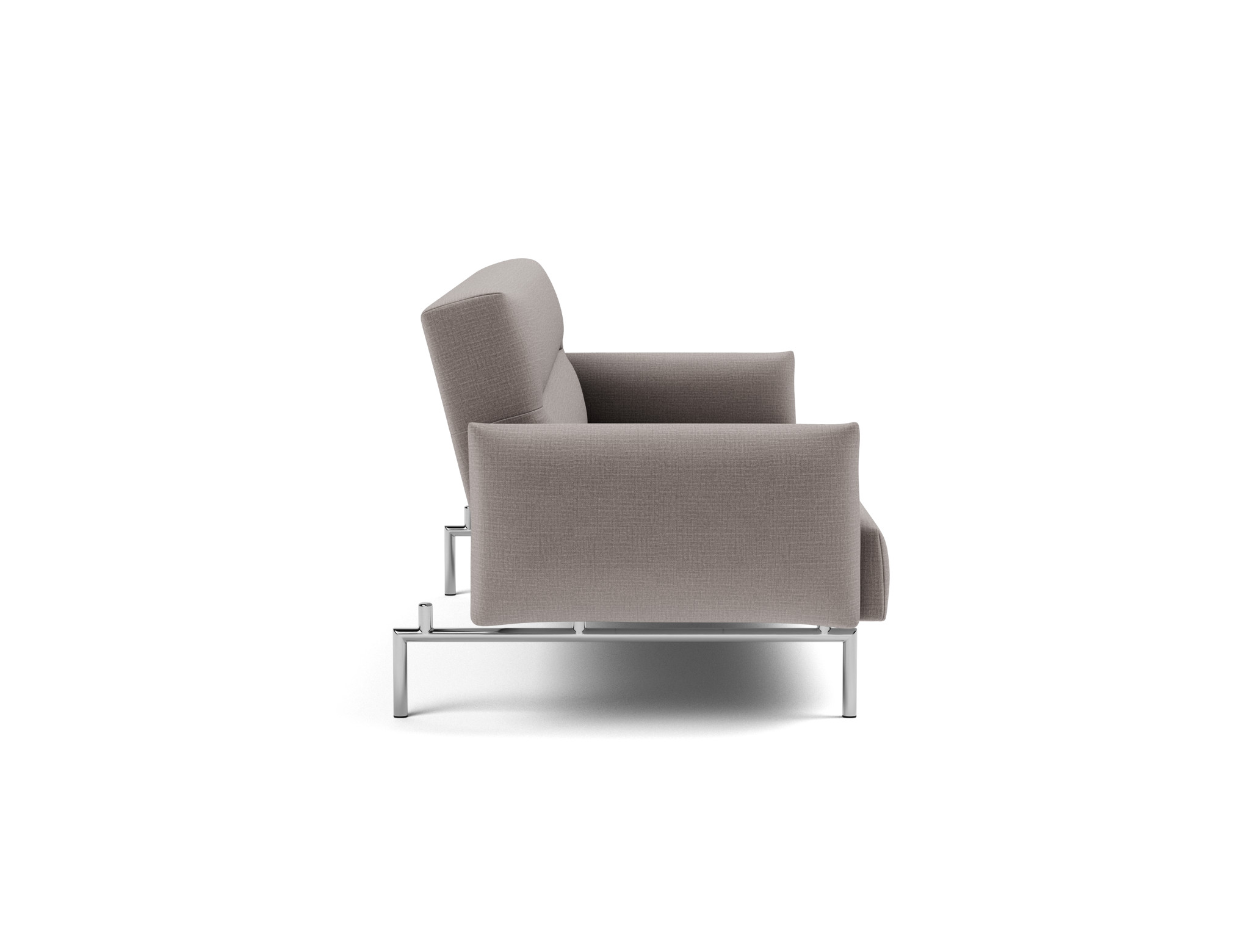 Schlafsofa Jillis mit Armlehnen Chenille Esina 418-Truffle