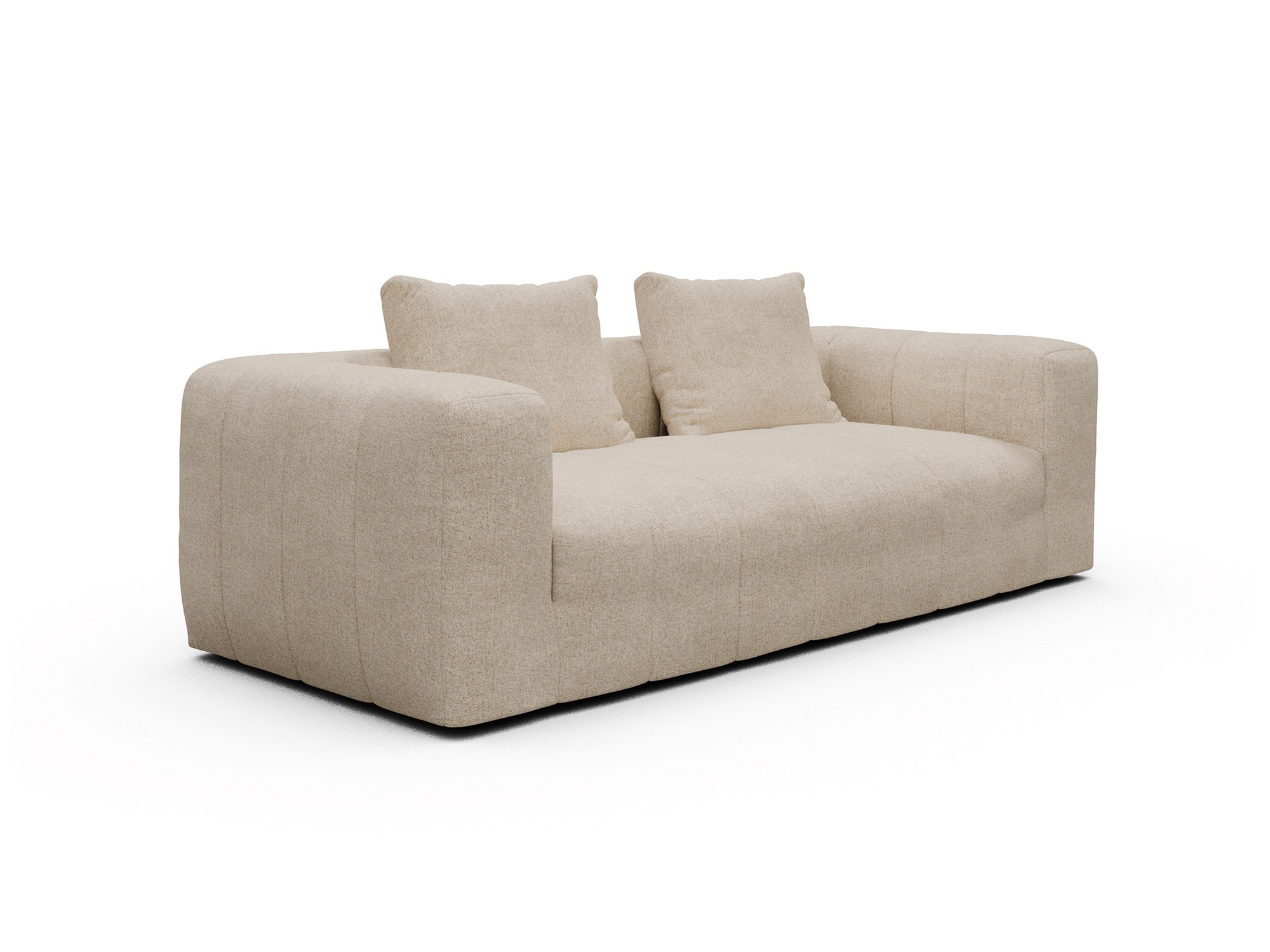 Hugo 3-Sitzer Casone-Natural-Beige moebelfaktor