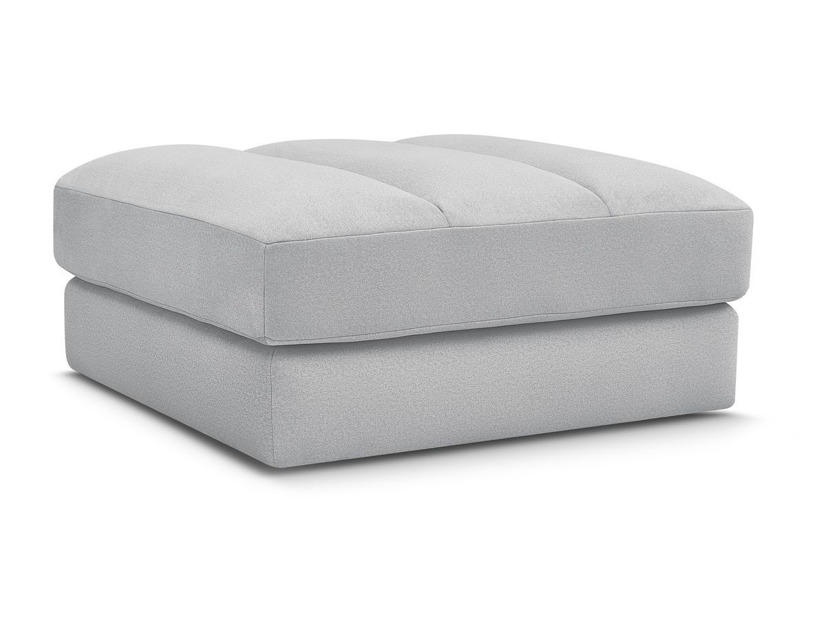 Bobochic Sierra Pouf Samt Hellgrau