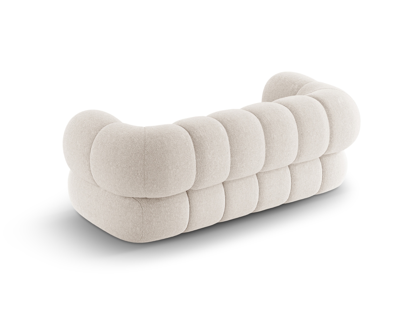Cosmopolitan Design Sofa Koge 2-Sitzer Chenille Eden Helles Beige