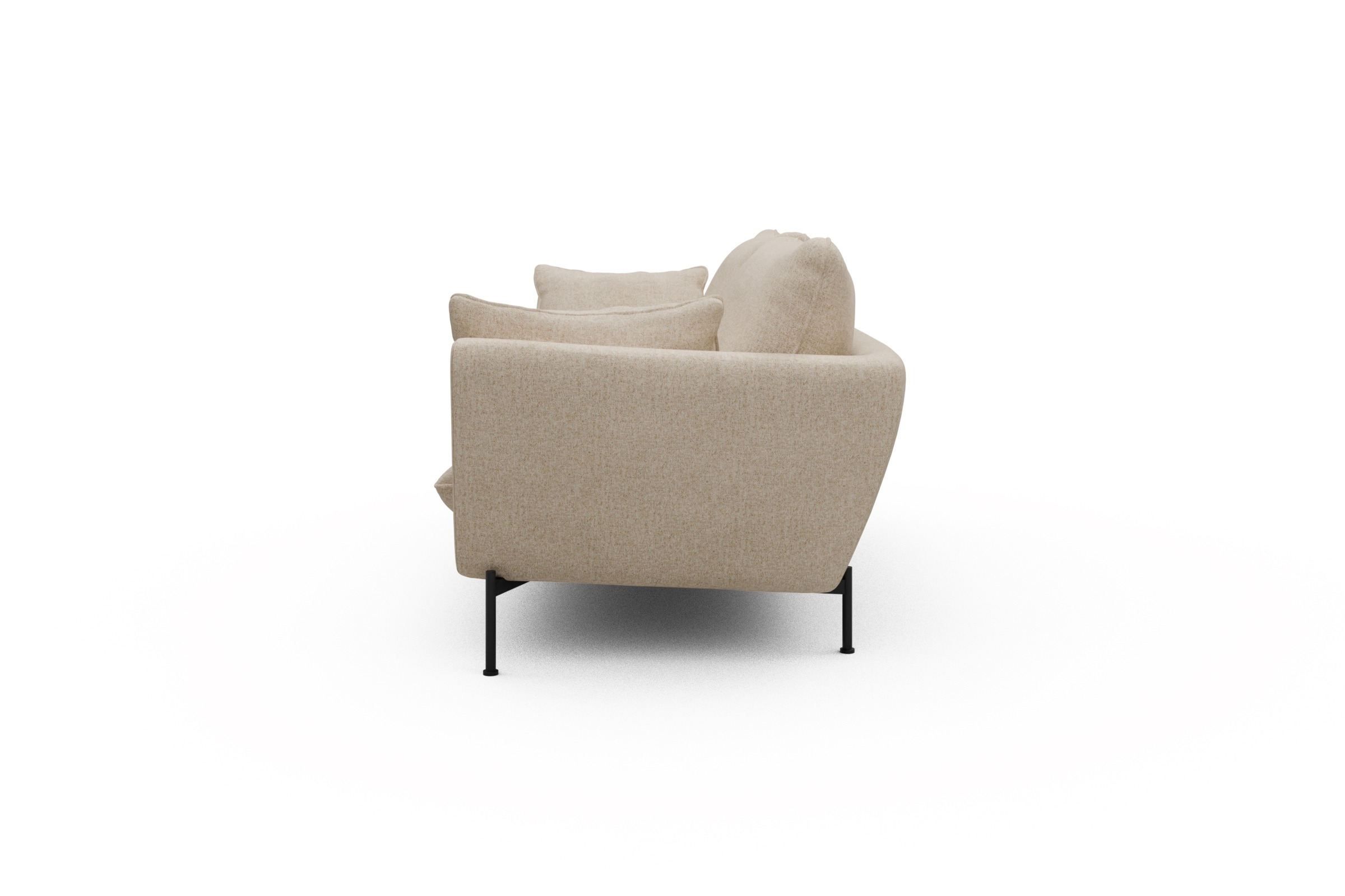 Sofa Anton 3-Sitzer Casone-Natural-Beige