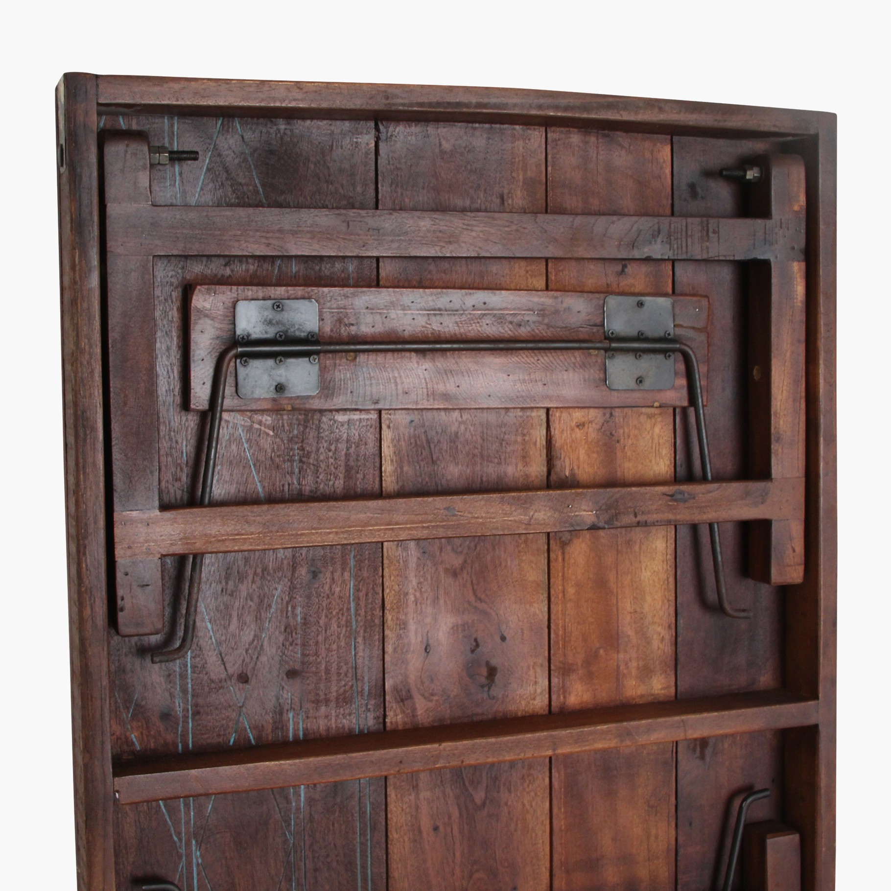 Raw Materials Brauner klappbarer Couchtisch 120x75x45cm