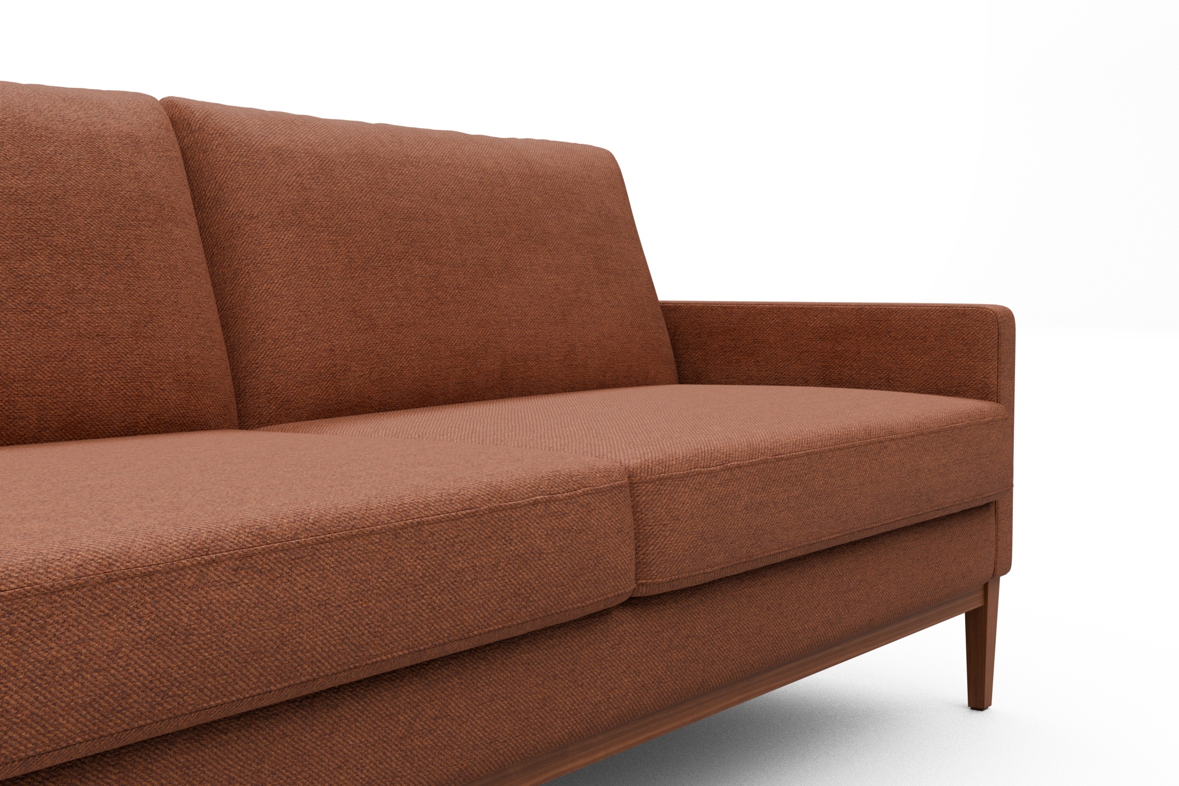 Sofa Bodo 3-Sitzer Weda-Rust