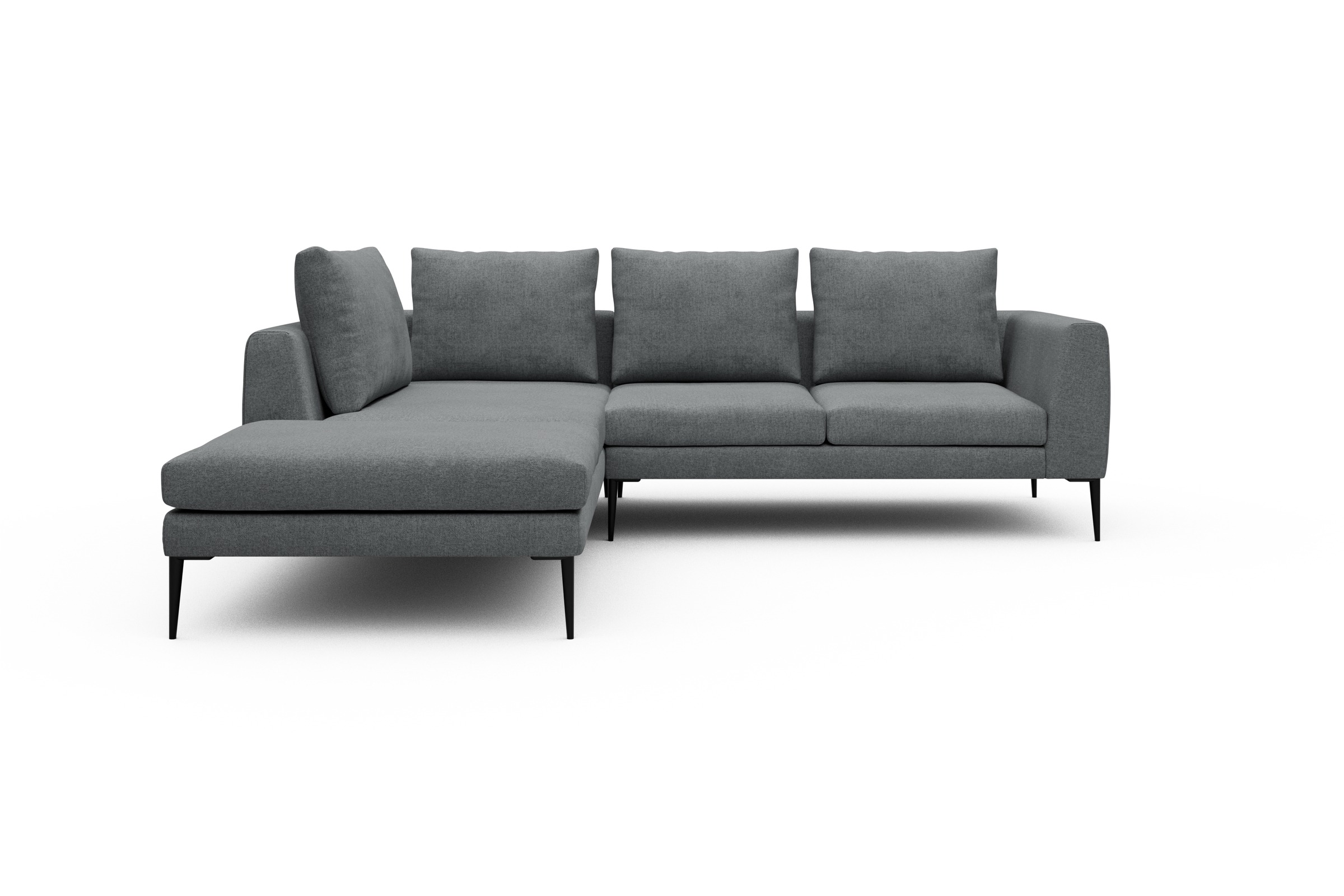Skandi Home Ecksofa Paul Relax-Ecke links mit 2-Sitzer Casone-Gravel-Grey moebelfaktor