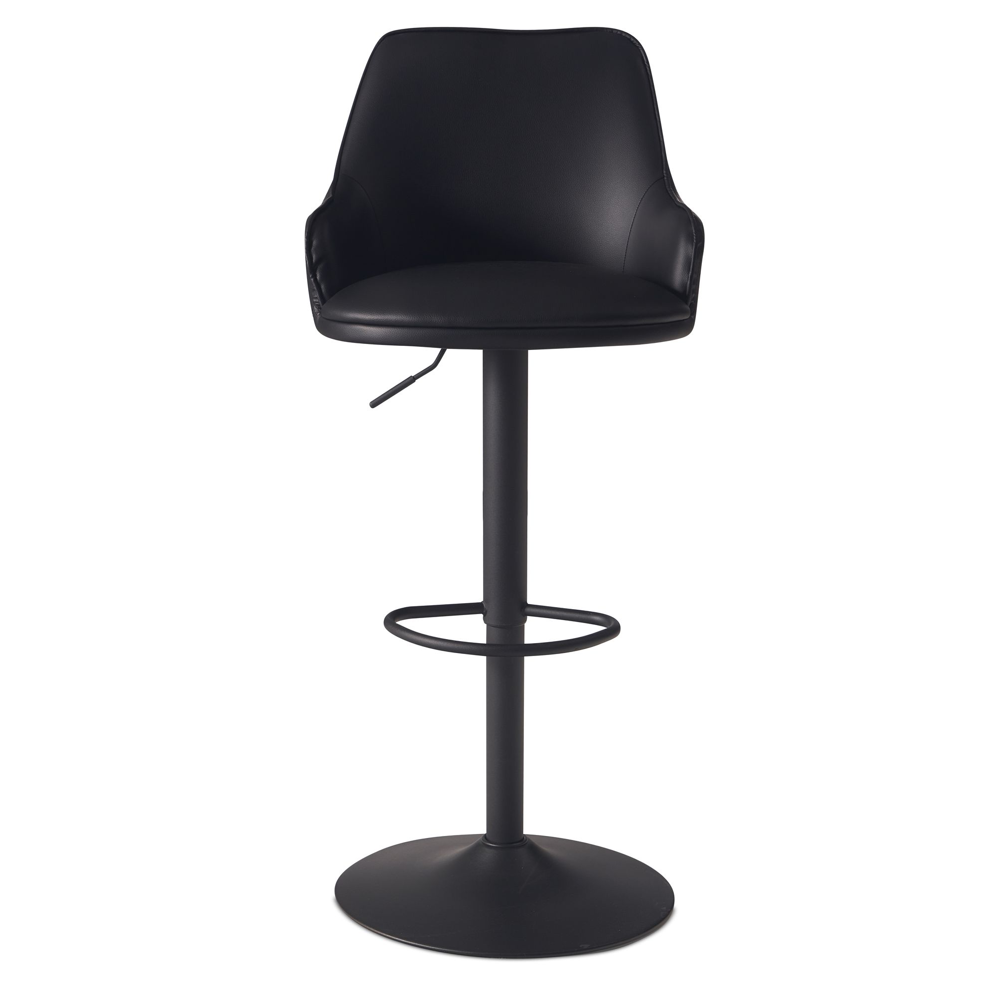 Barhocker Hafslo Kunstleder Schwarz 45 × 45 × 106 cm