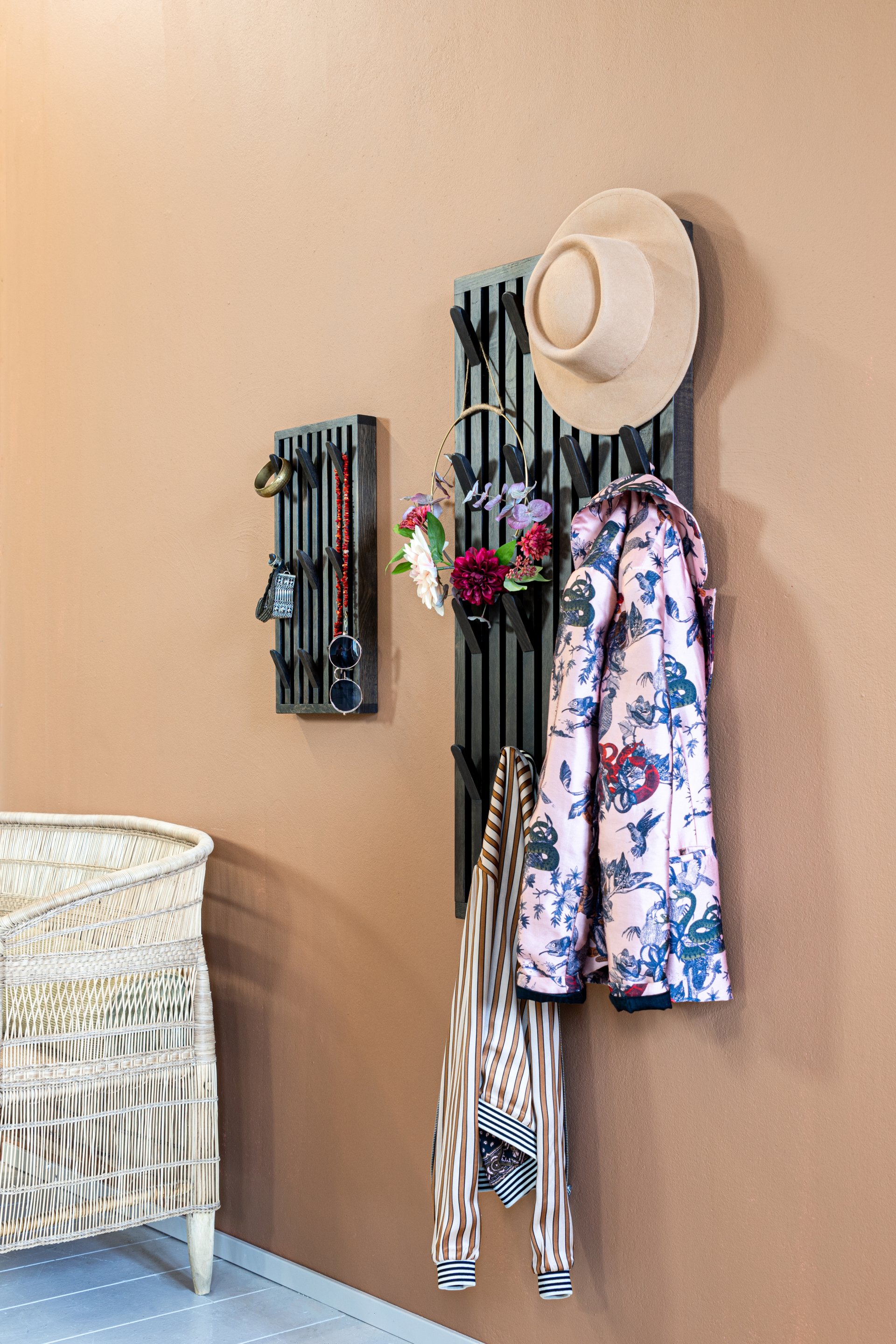 Spinder Design Wandgarderobe Parco Large Walnut