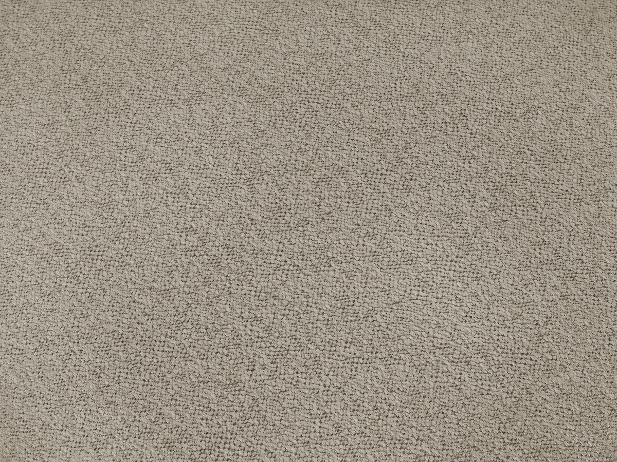 Bobochic Voltaire Sofa 4-Sitzer mit Pouf 280 × 124 cm Melange-Stoff Taupe