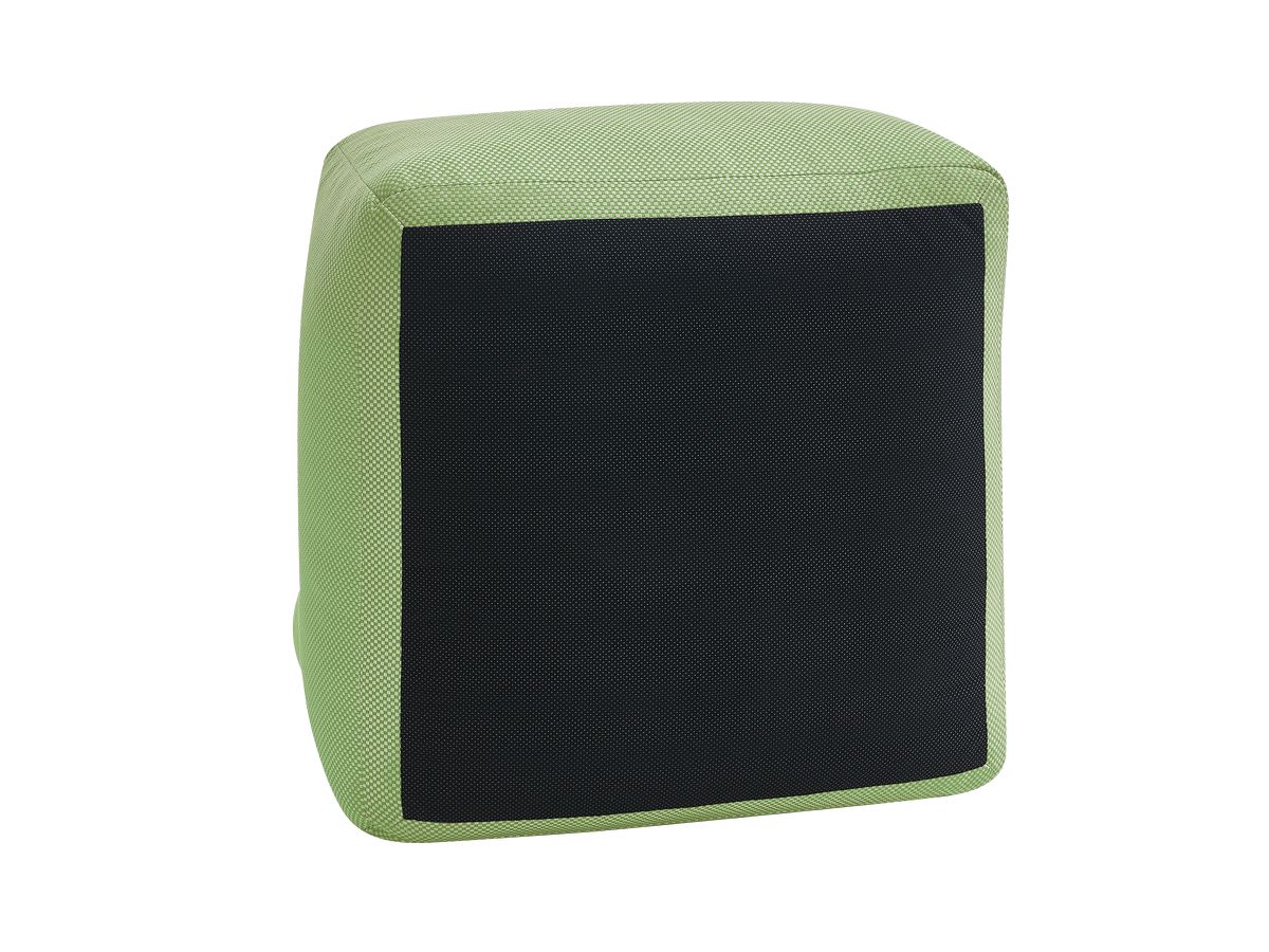 Bobochic Riviera Gartensofa 4-Sitzer Melange-Stoff Grün