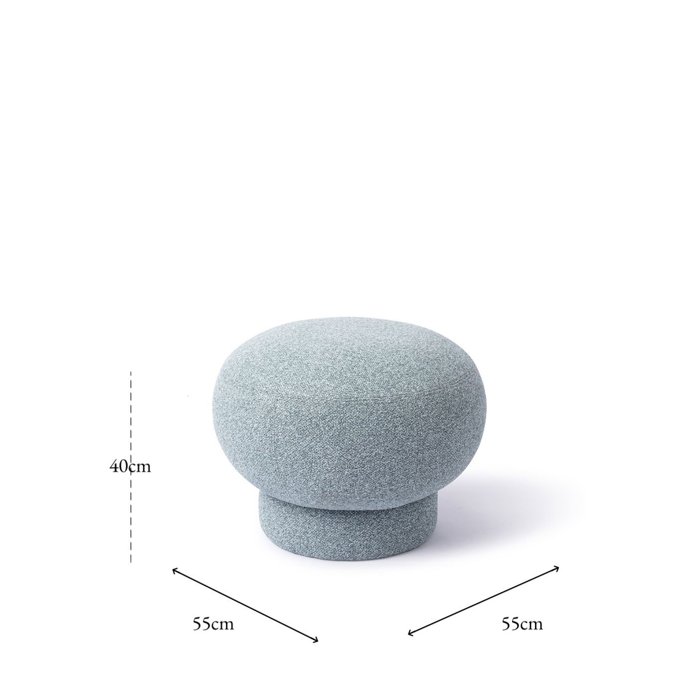 Jesper Home Pouf Anoo Blue Dust
