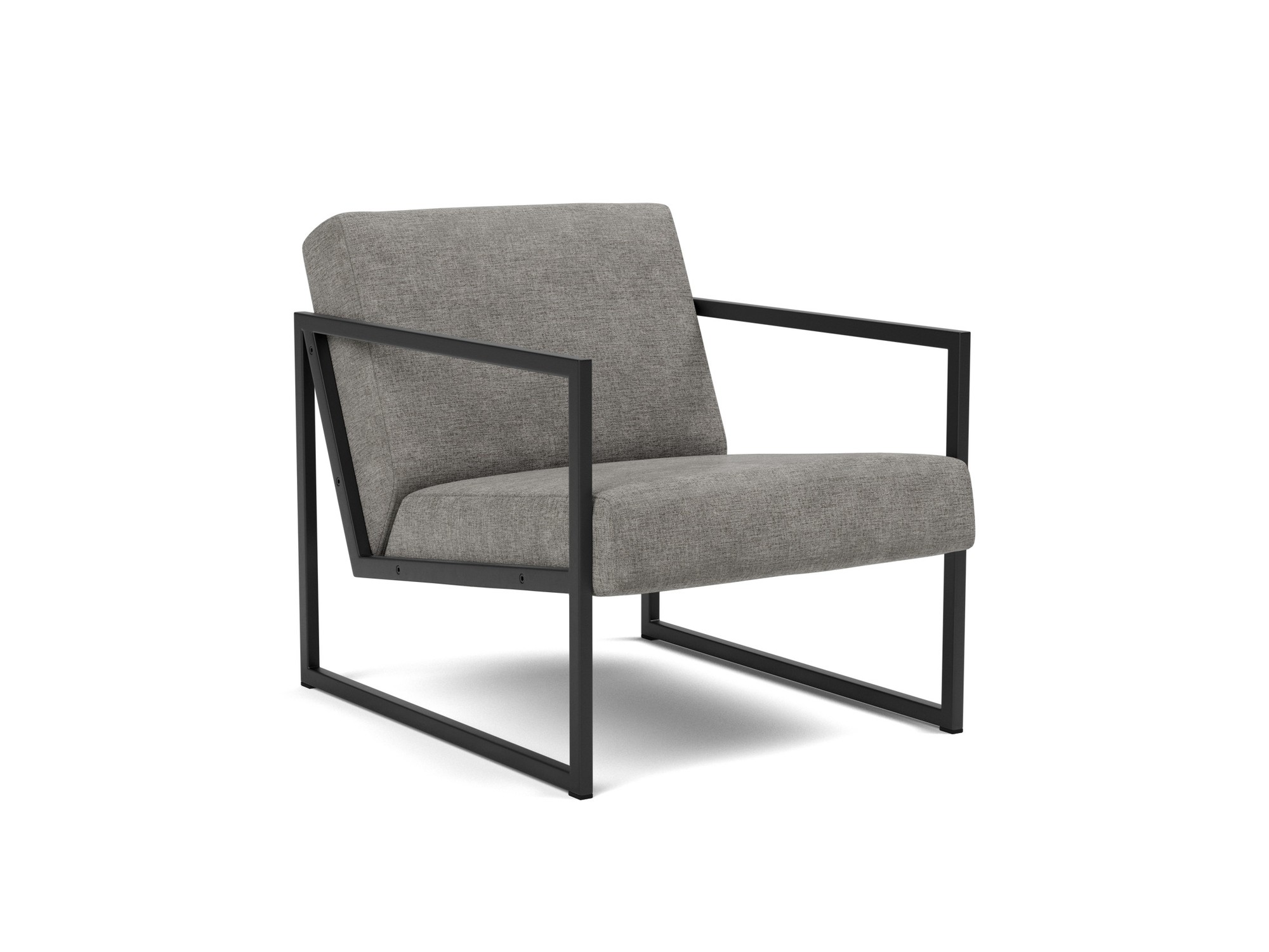 Sessel Vikko mit Armlehnen Flachgewebe Avella 282-Warm-Grey