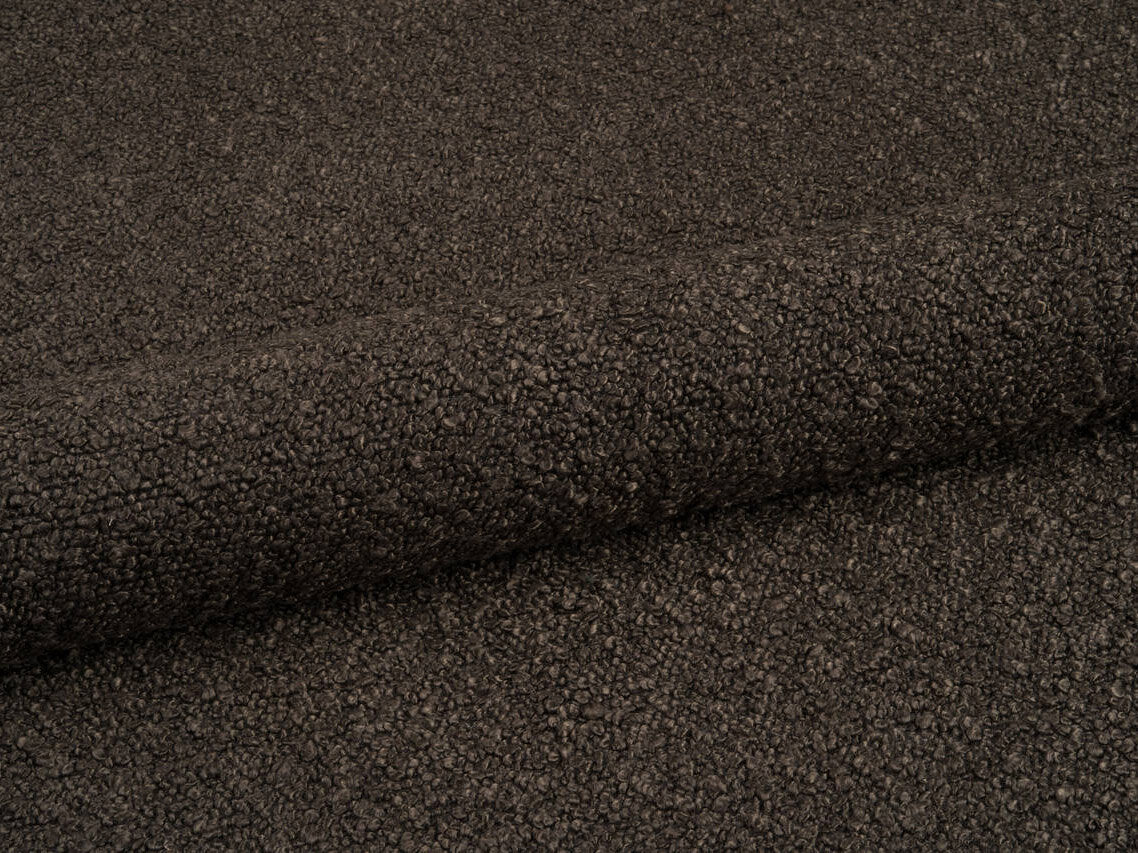 Micadoni Stauraumbett mit Kopfteil Aveline Boucle Baloo Braun 140x200