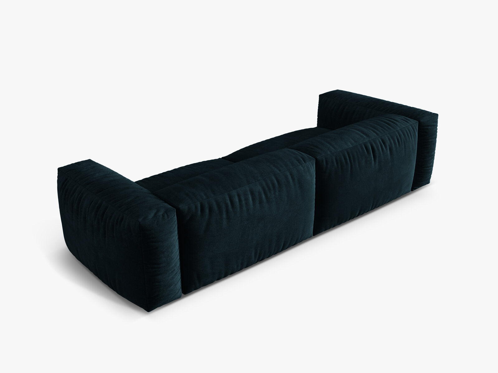 Micadoni Sofa Martina 4-Sitzer Samt Vogue Tiefes Petrol