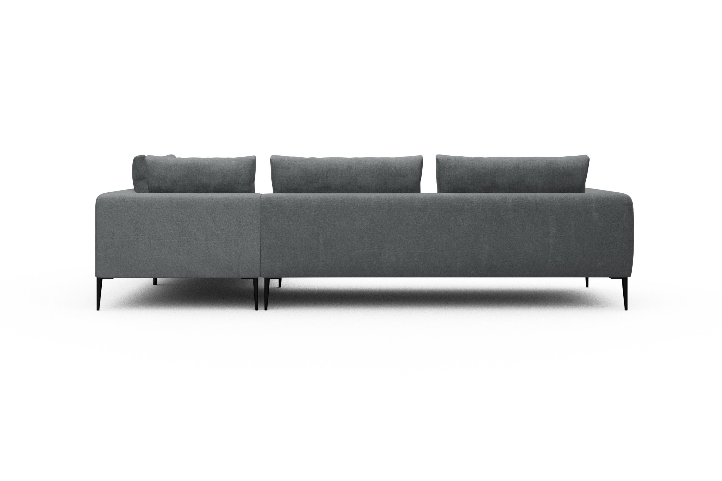 Ecksofa Paul Relax-Ecke links mit 3-Sitzer Casone-Gravel-Grey