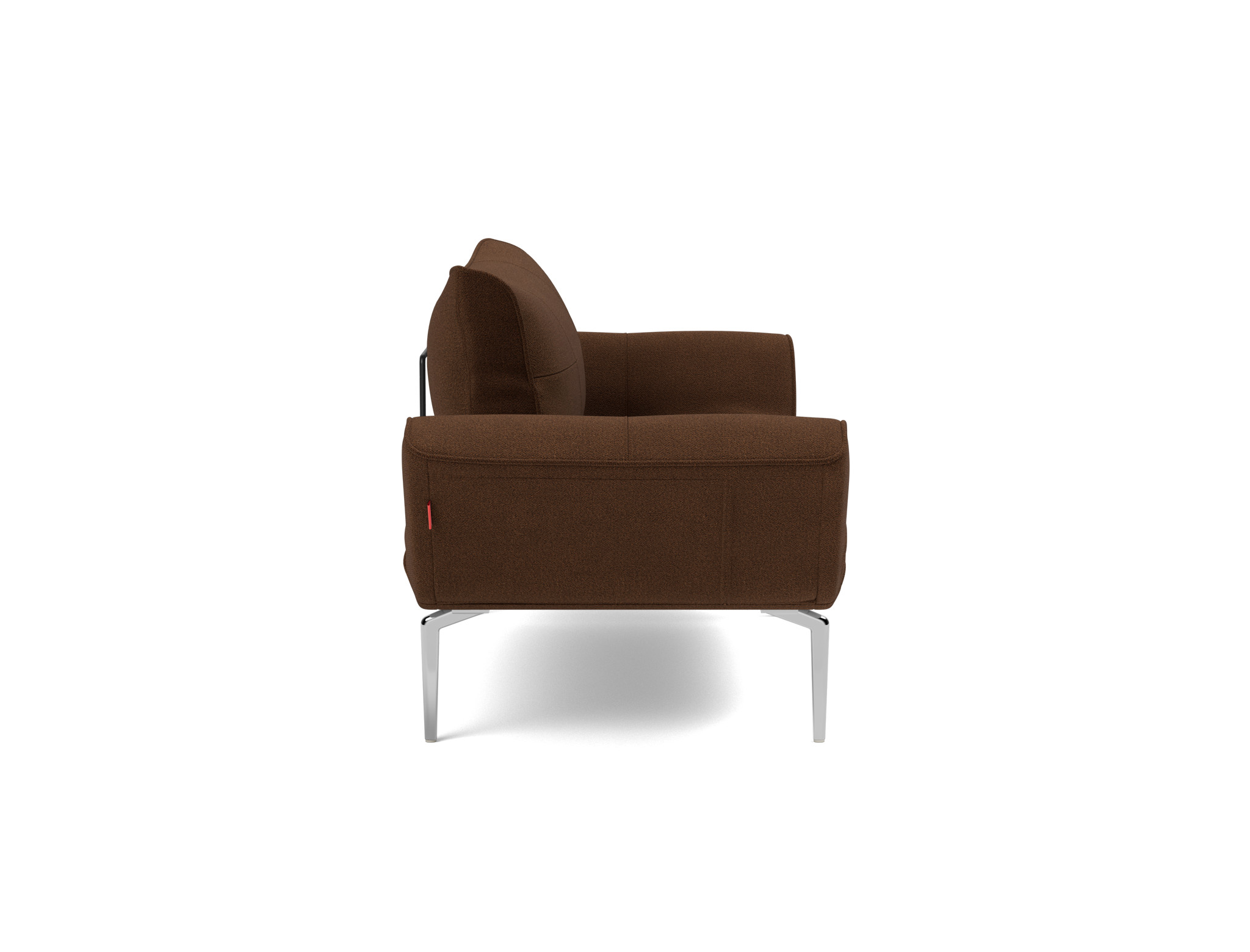 Tagesbett Zeal Strukturierter Stoff Taura 359-Cappuccino Beine Straw Aluminium