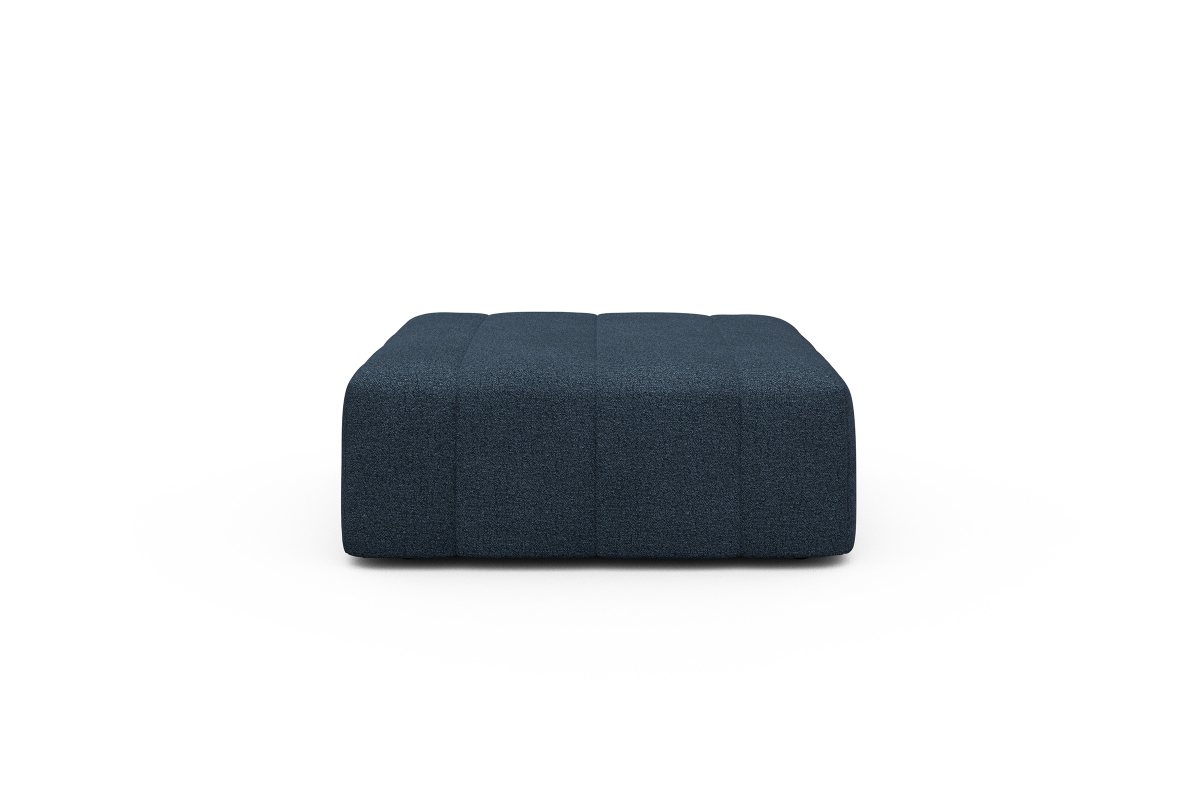 Sitzhocker Hugo Ottomane Boucle-Blue