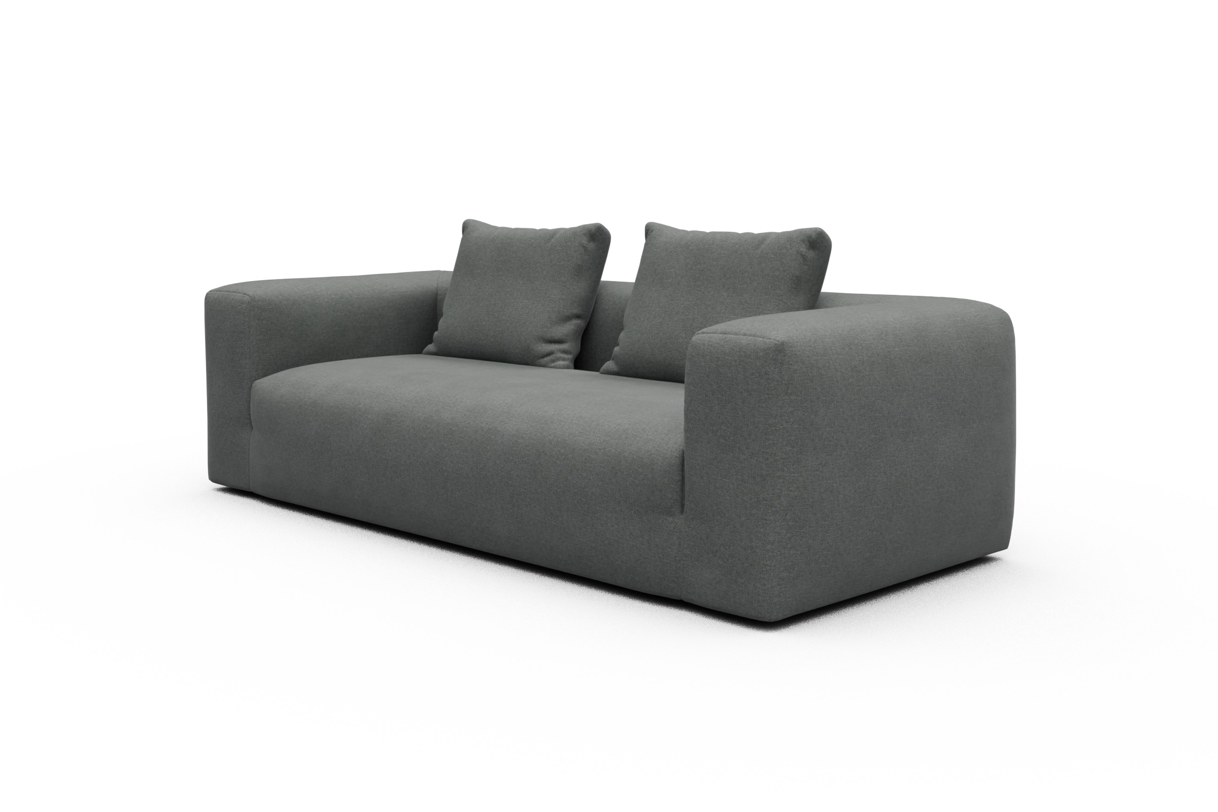 Sofa Fred 3-Sitzer Satya-Steel