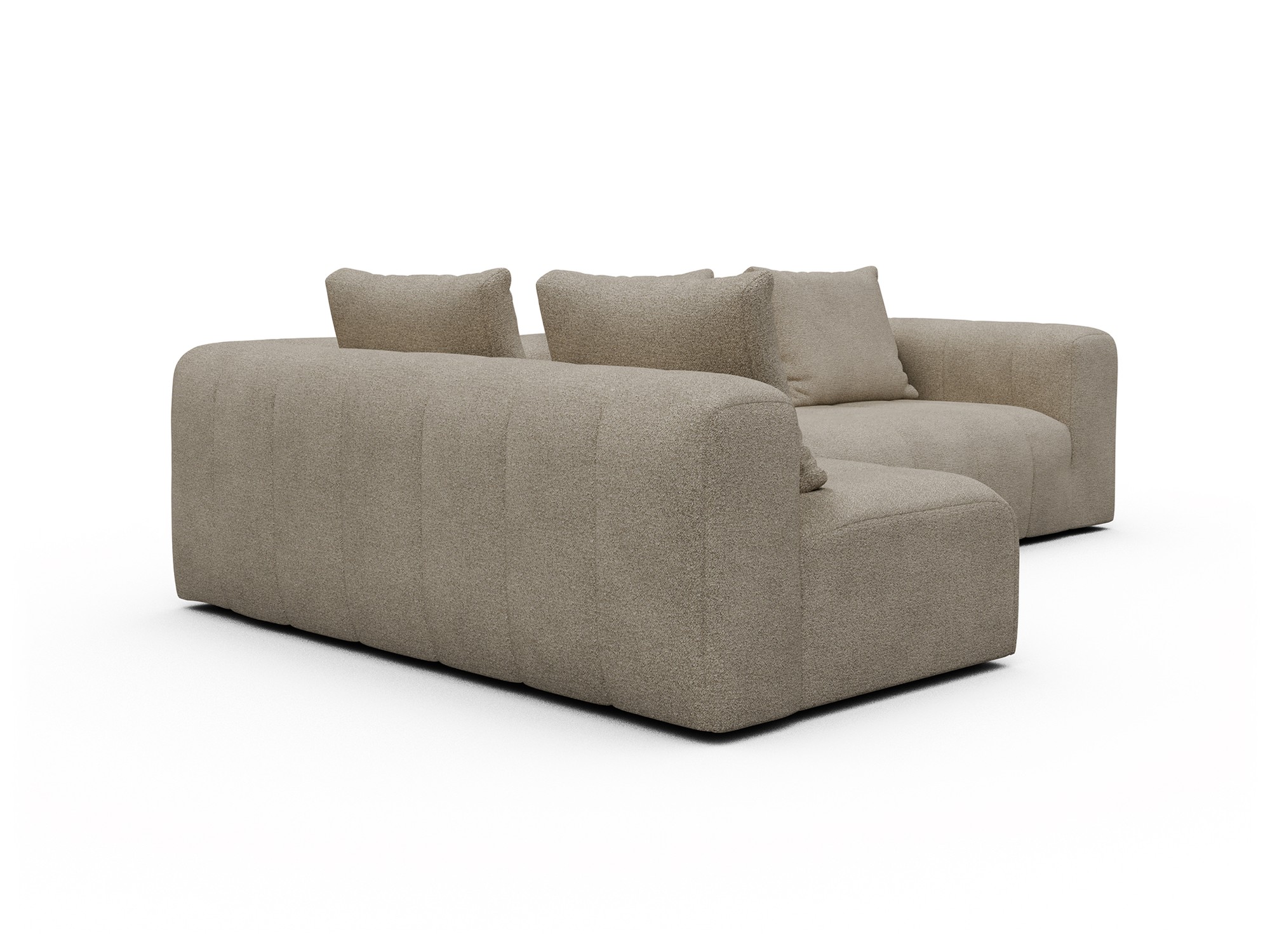 Hugo 2x 2,5-Sitzer Armlehne rechts Boucle-Belge moebelfaktor