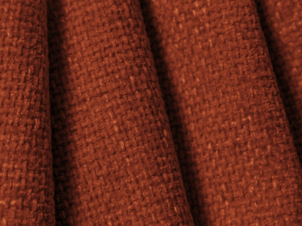 Cosmopolitan Design Sofa Matera 4-Sitzer offen Chenille Eden Ziegel Rechts