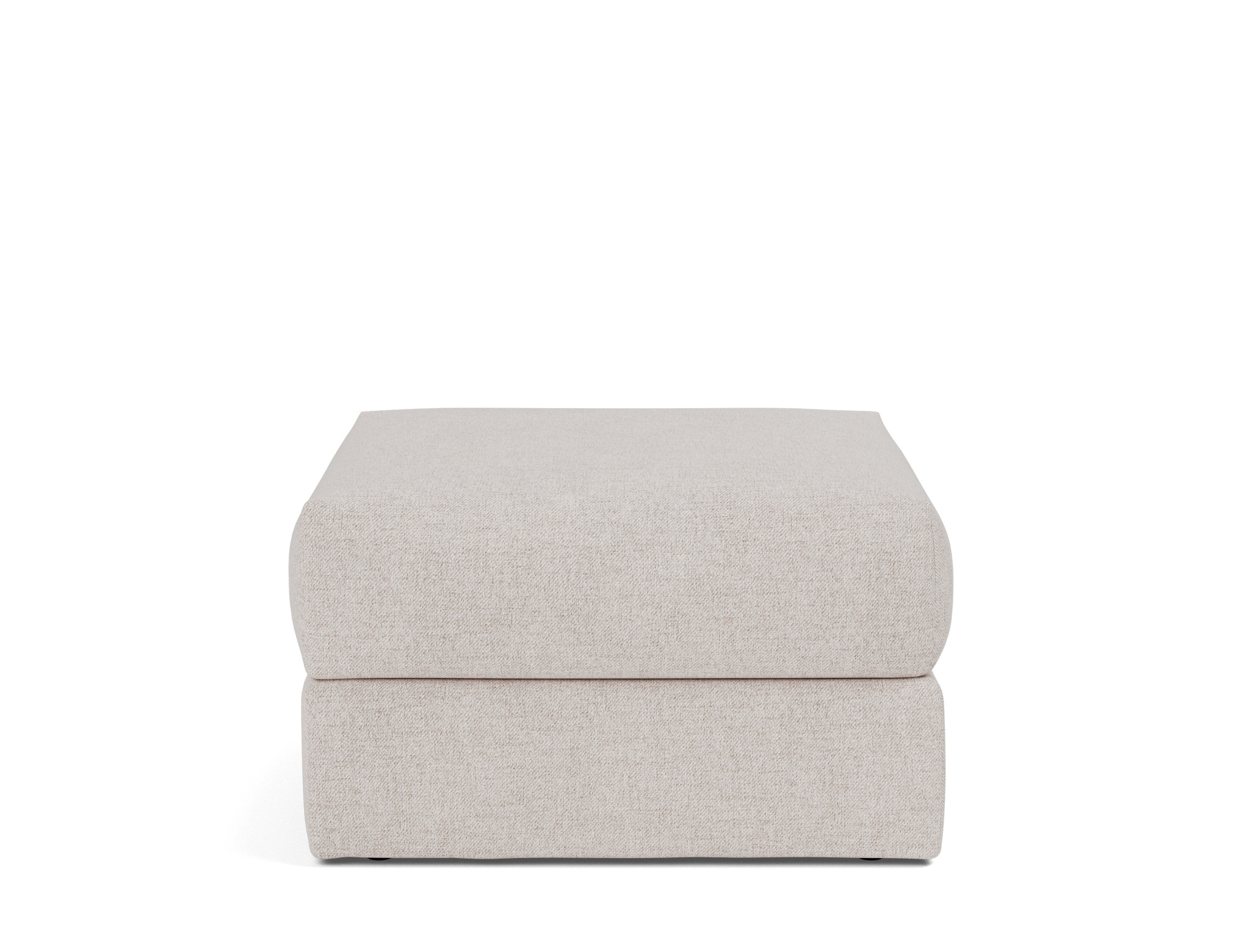 Hocker Cornila Strukturierter Stoff Weda 300-Weda-Sand