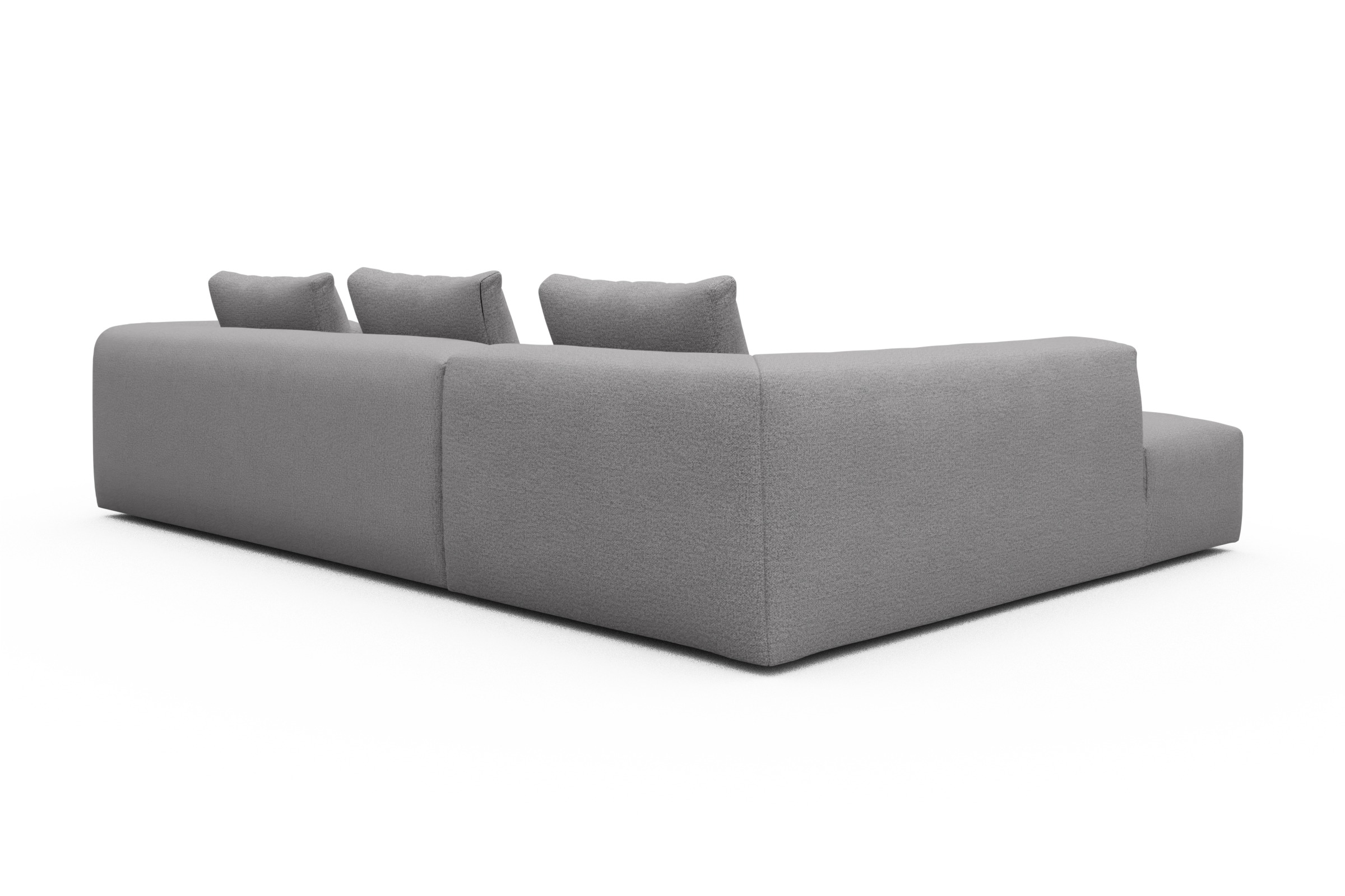 Ecksofa Fred Relax-Ecke links mit 2,5-Sitzer Sama-Grey