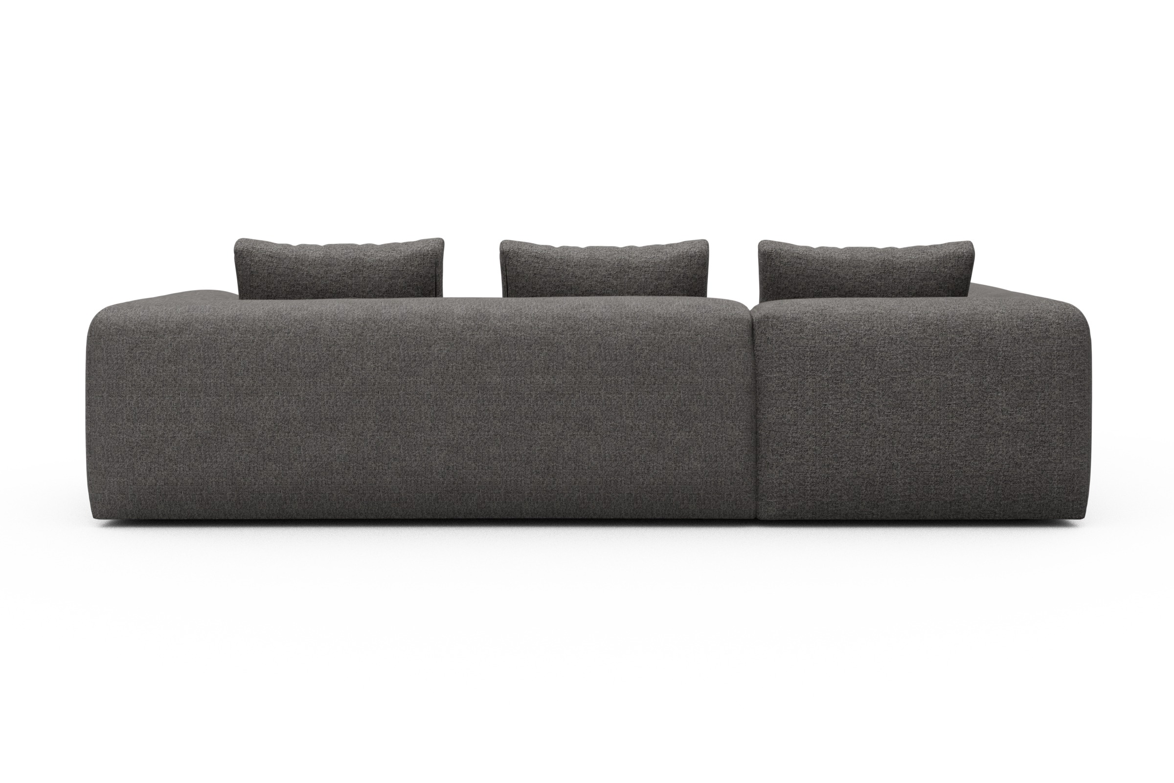 Ecksofa Fred 2x 2,5-Sitzer links offen Carreno-Salt-and-Pepper