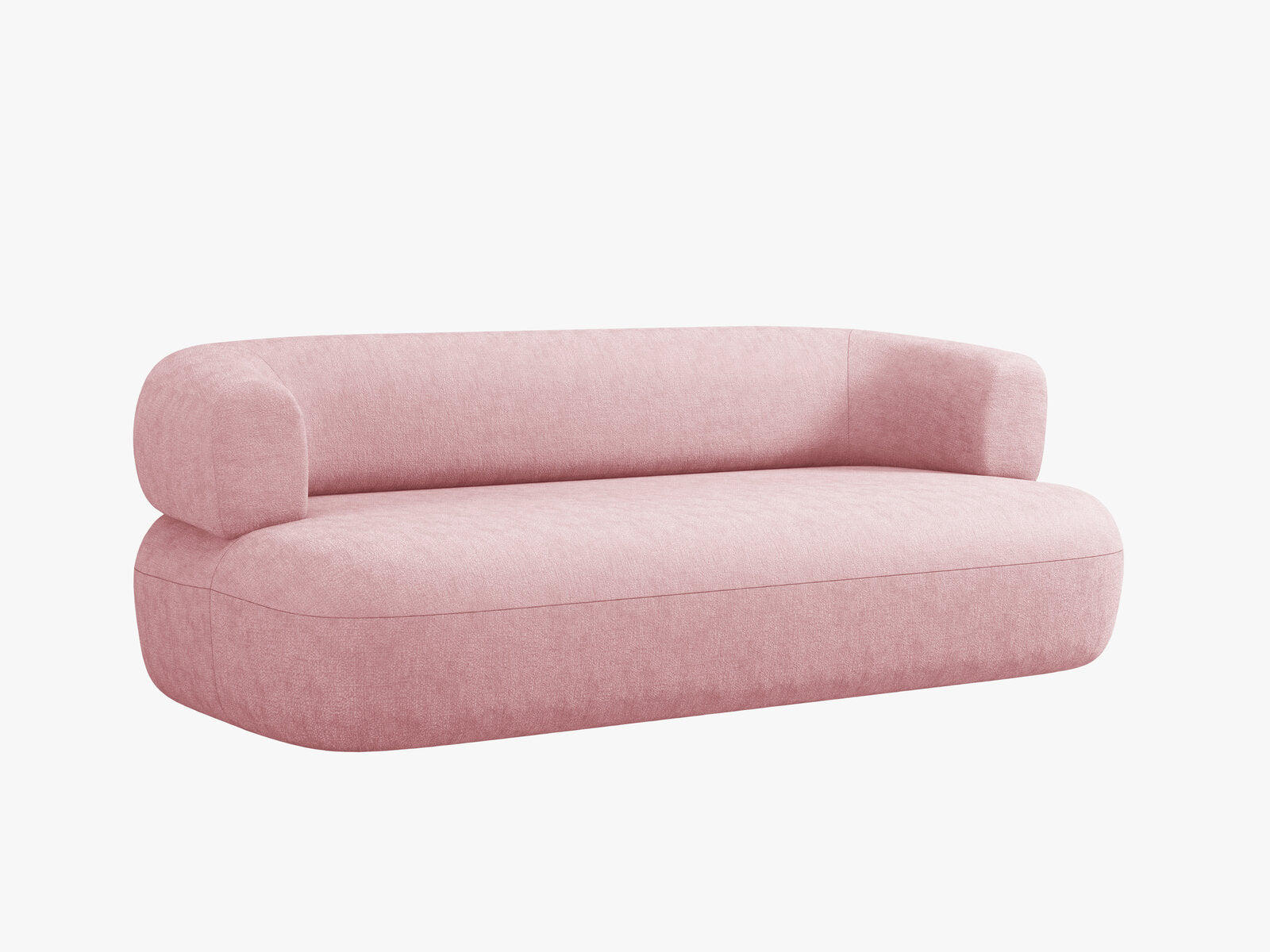 Micadoni Sofa Jenny 2-Sitzer Chenille Perfect Harmony Rosa