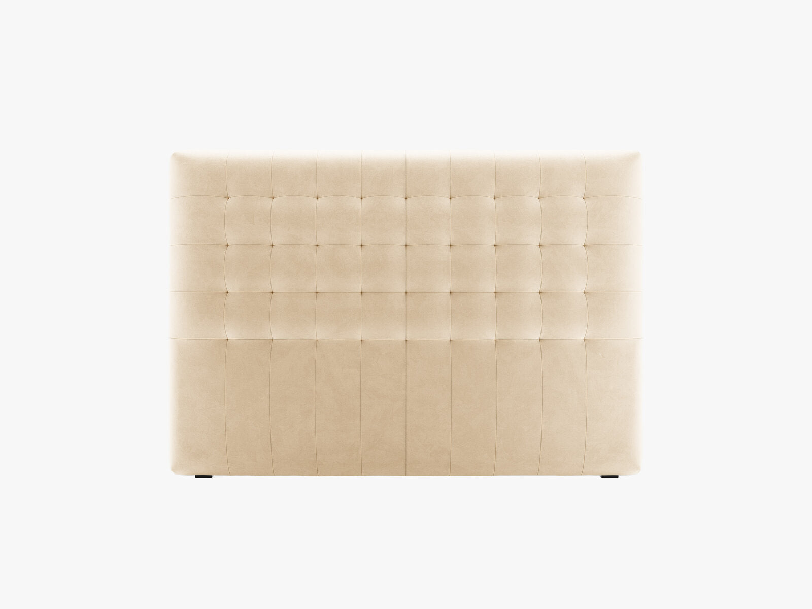 Micadoni Nova Samtiger Kopfteil 120 cm (H 95 cm) Samt Paris Nude 140x95