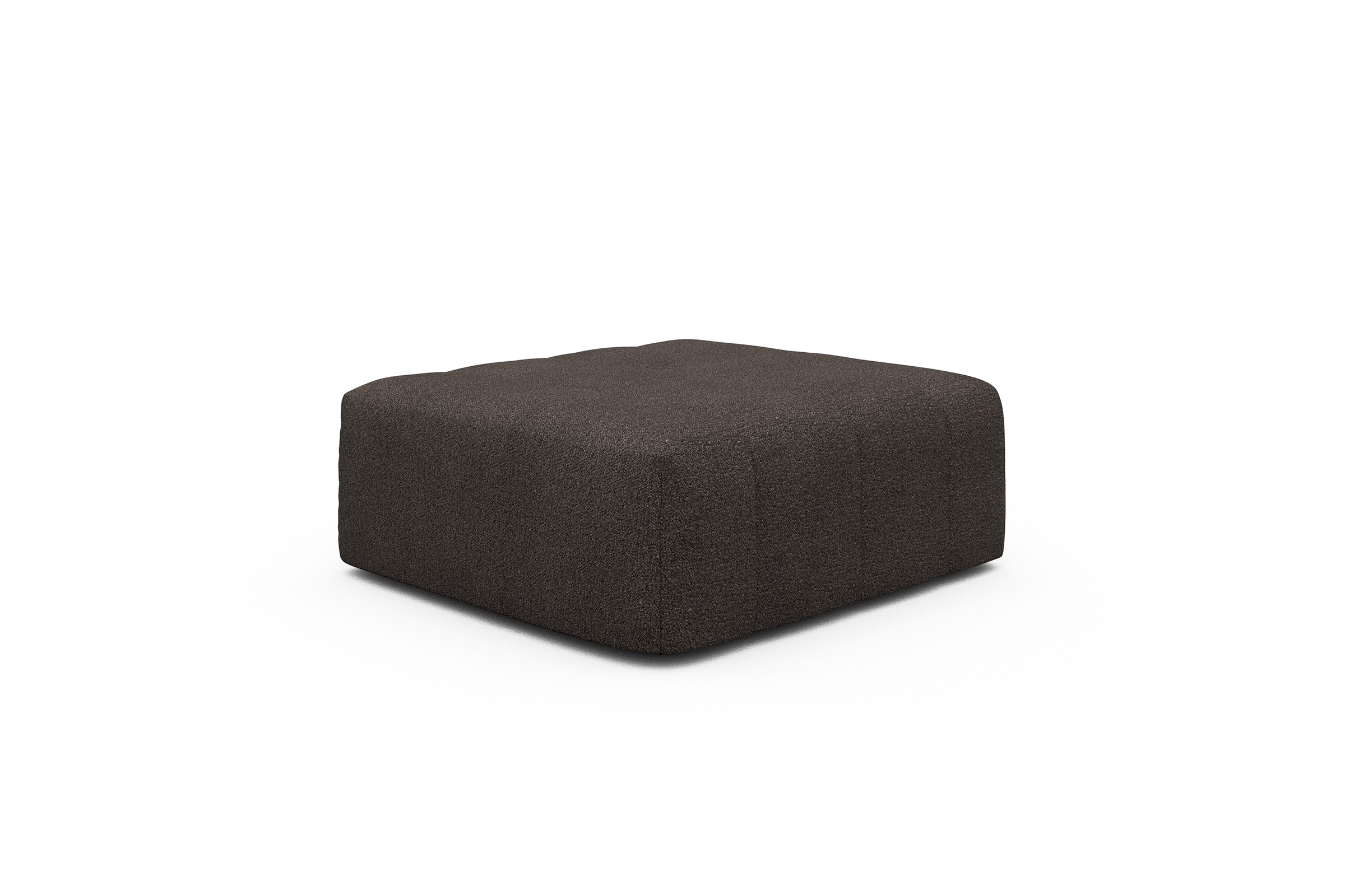 Sitzhocker Hugo Ottomane Boucle-Taupe