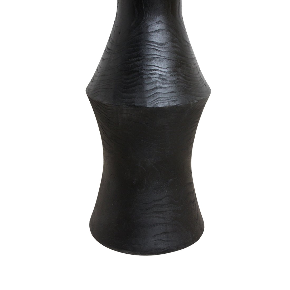 Raw Materials Nero Beistelltisch aus Teakholz Twilight schwarz
