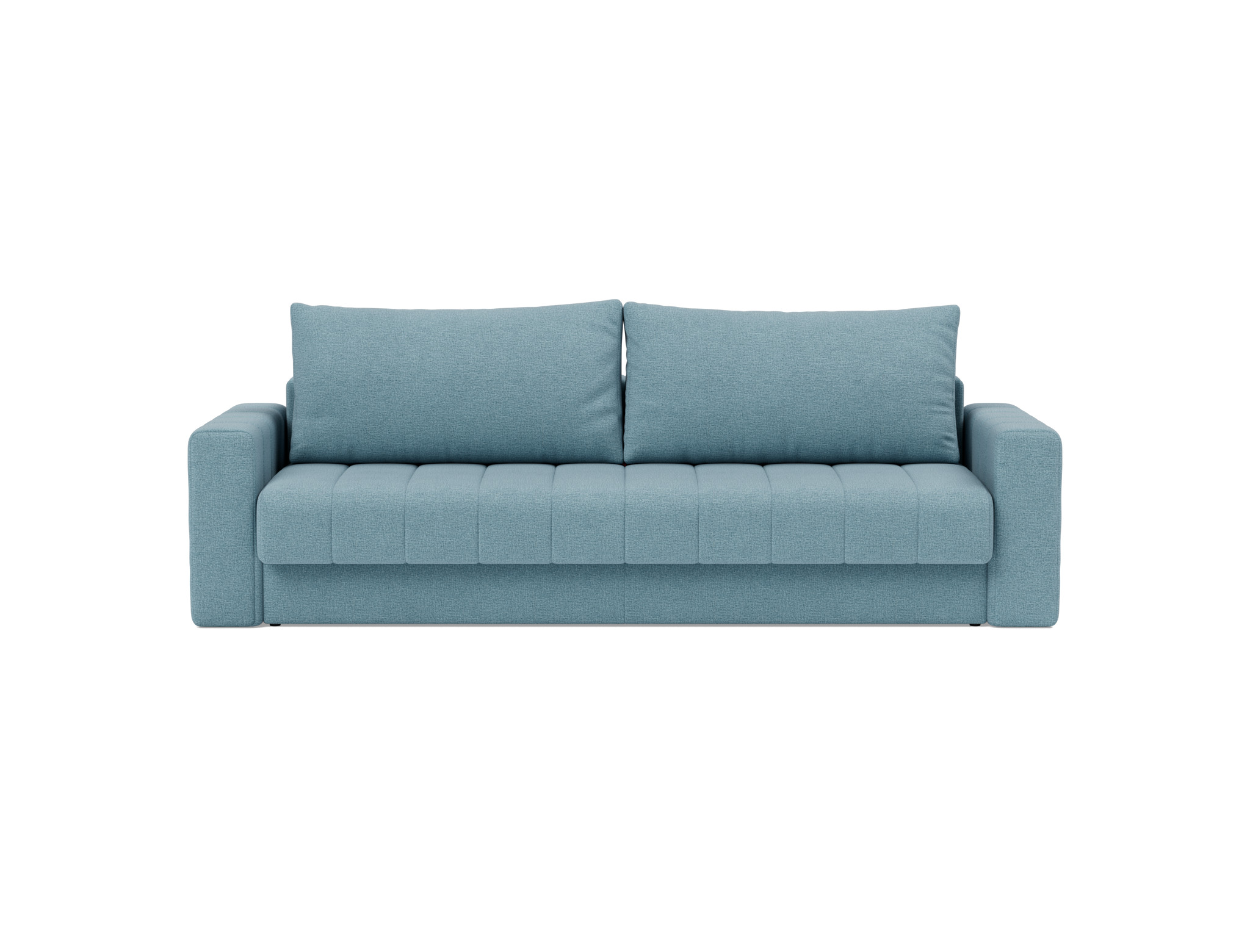 Schlafsofa Akello mit Armlehnen Flachgewebe Mixed Dance 525-Light-Blue