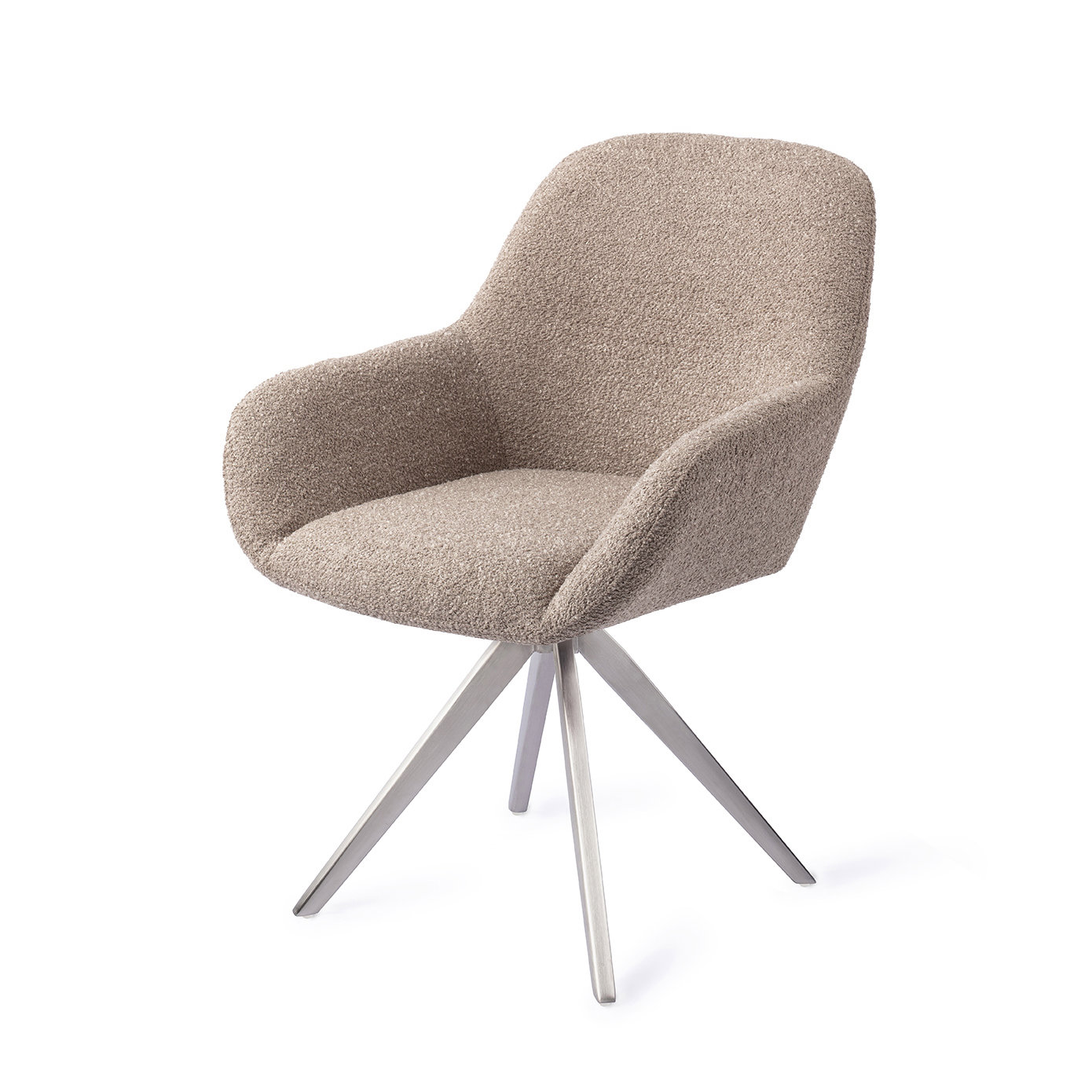 Jesper Home Esszimmerstuhl Kushi Stone Haze Turn Stahl