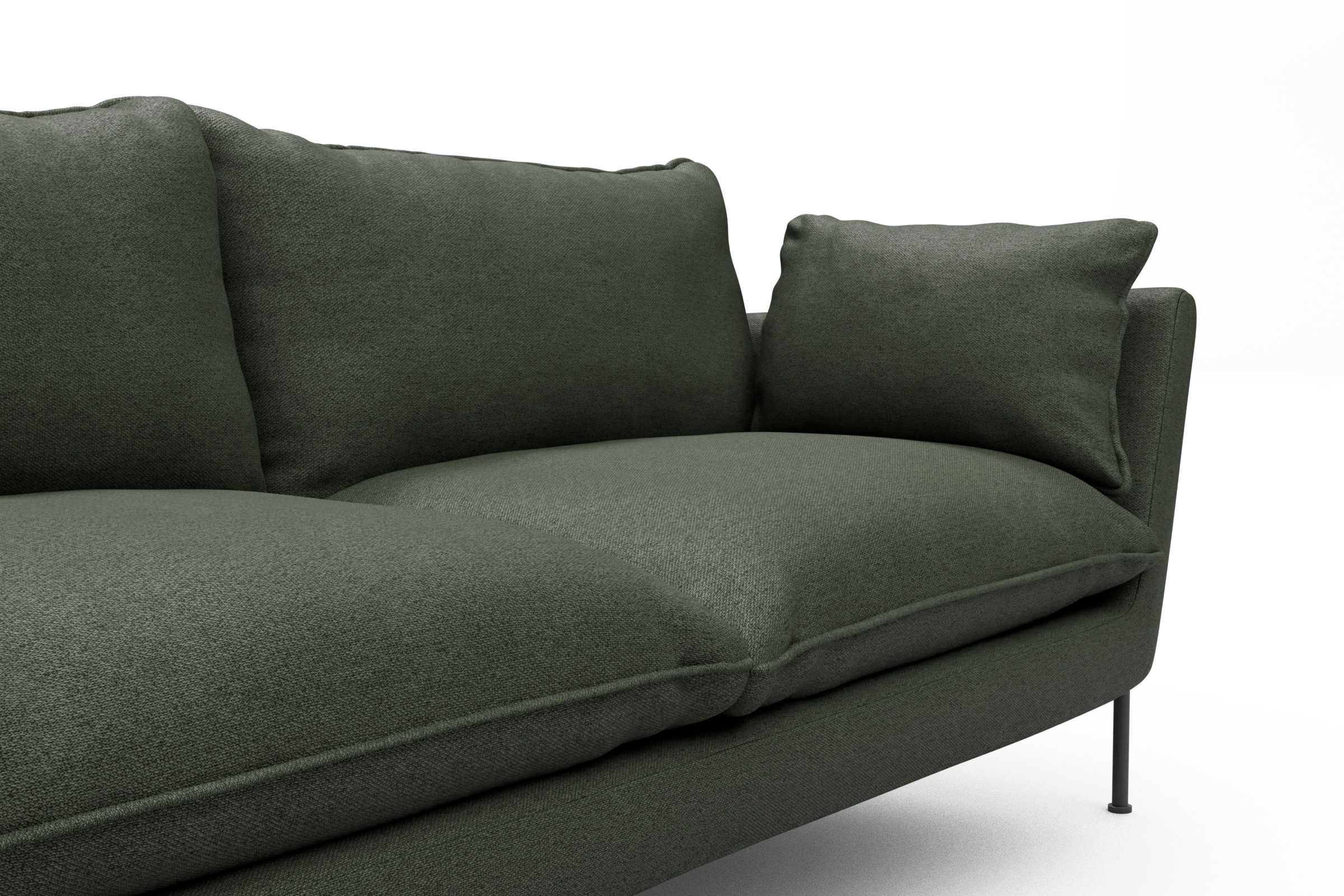Sofa Anton PREMIUM 3-Sitzer Denari-Forest-Green