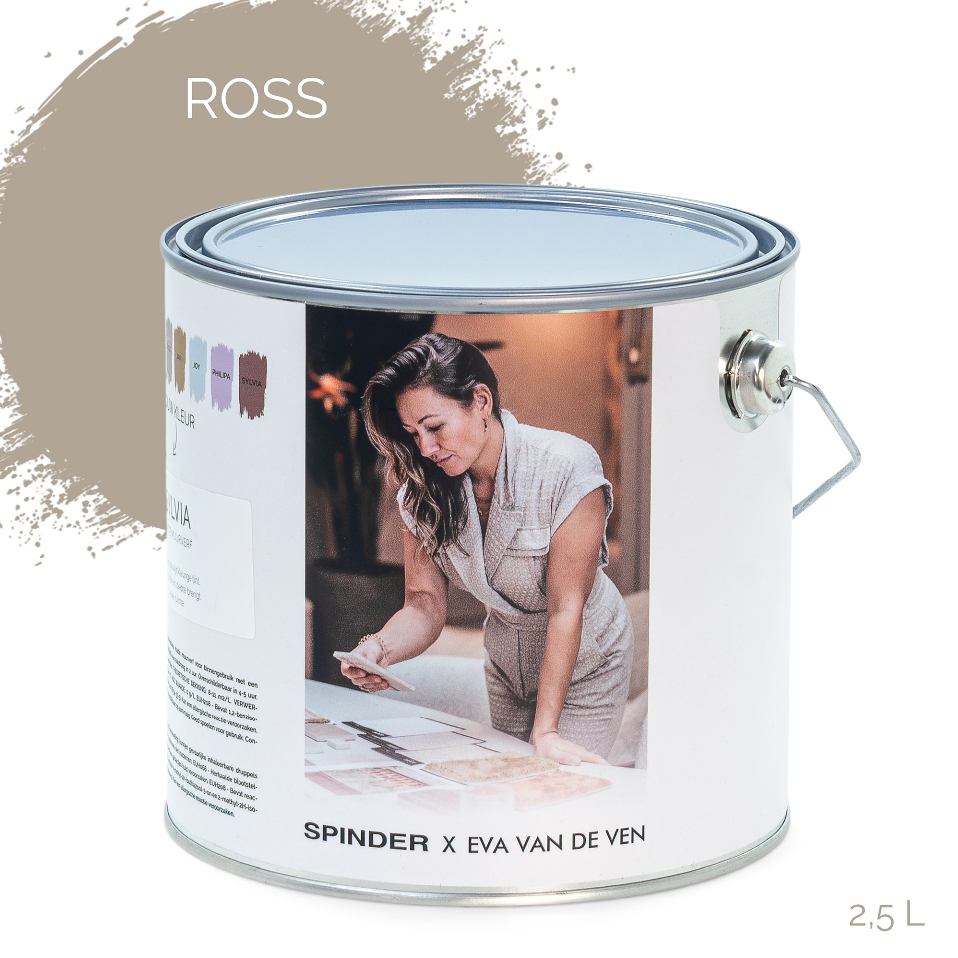 Spinder Design Wandfarbe Ross 2,5 Liter