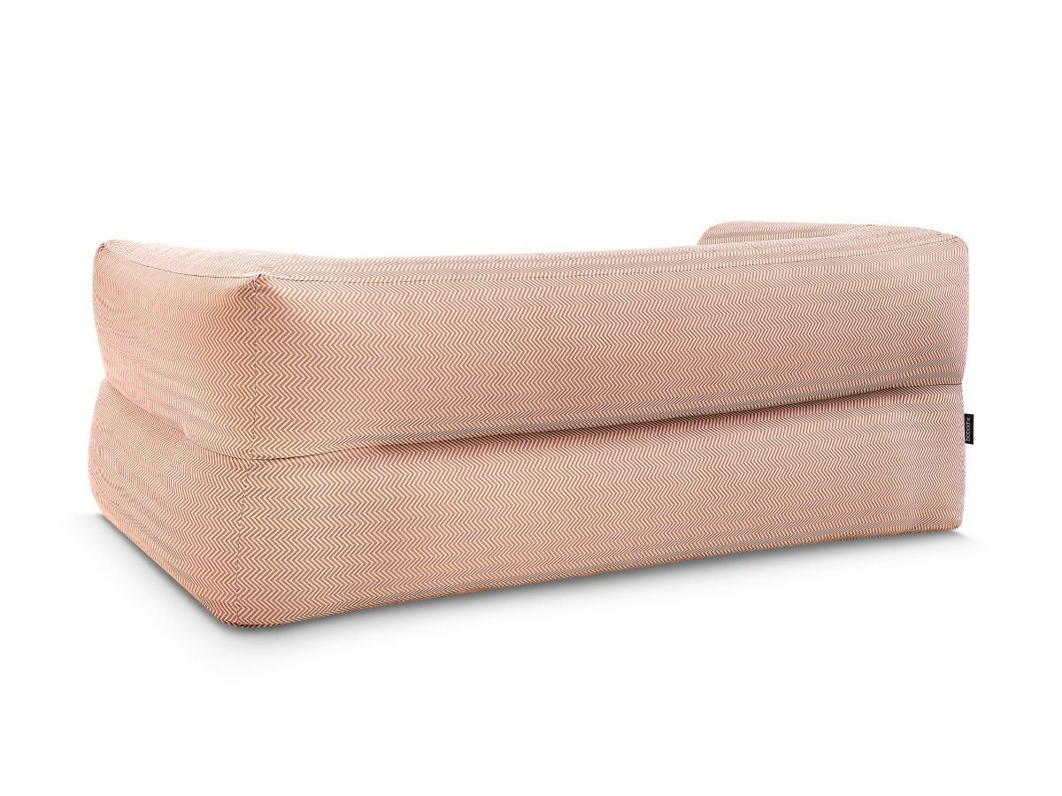 Bobochic Nour Gartensofa 3-Sitzer Stoff Orange
