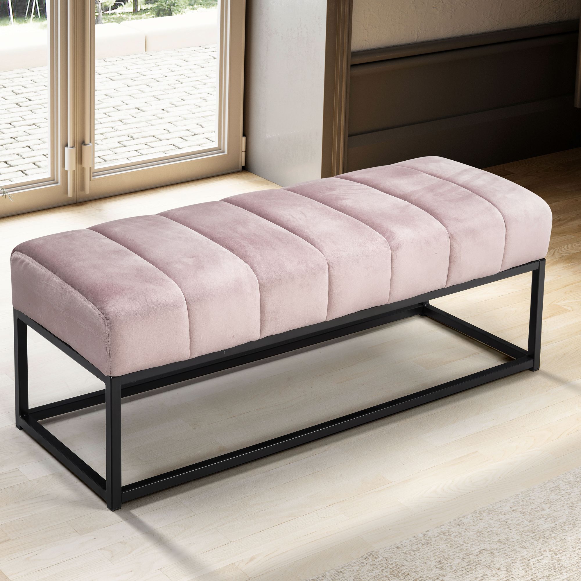 Sitzbank Hitra Polster Rosa 108 × 40 × 40 cm
