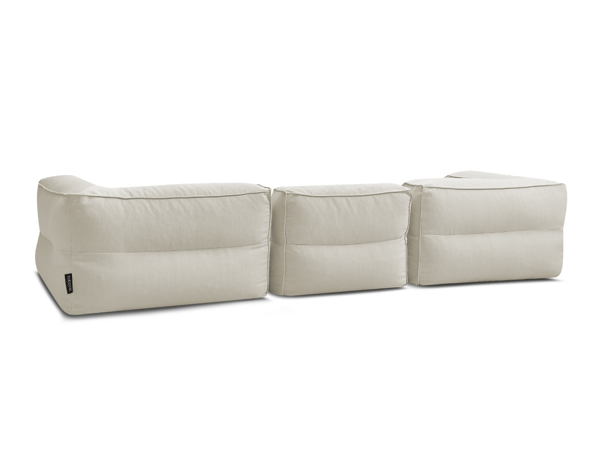 Bobochic Giulia Gartensofa 3-Sitzer Stoff Beige