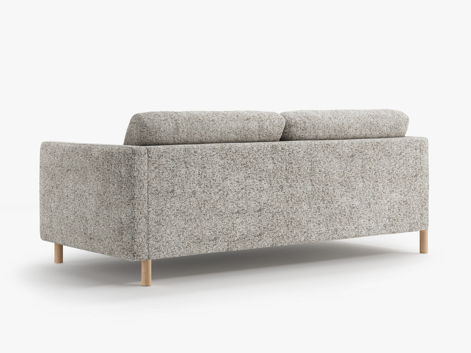 Micadoni Sofa Eden 4-Sitzer Strukturierter Stoff Beige Melange
