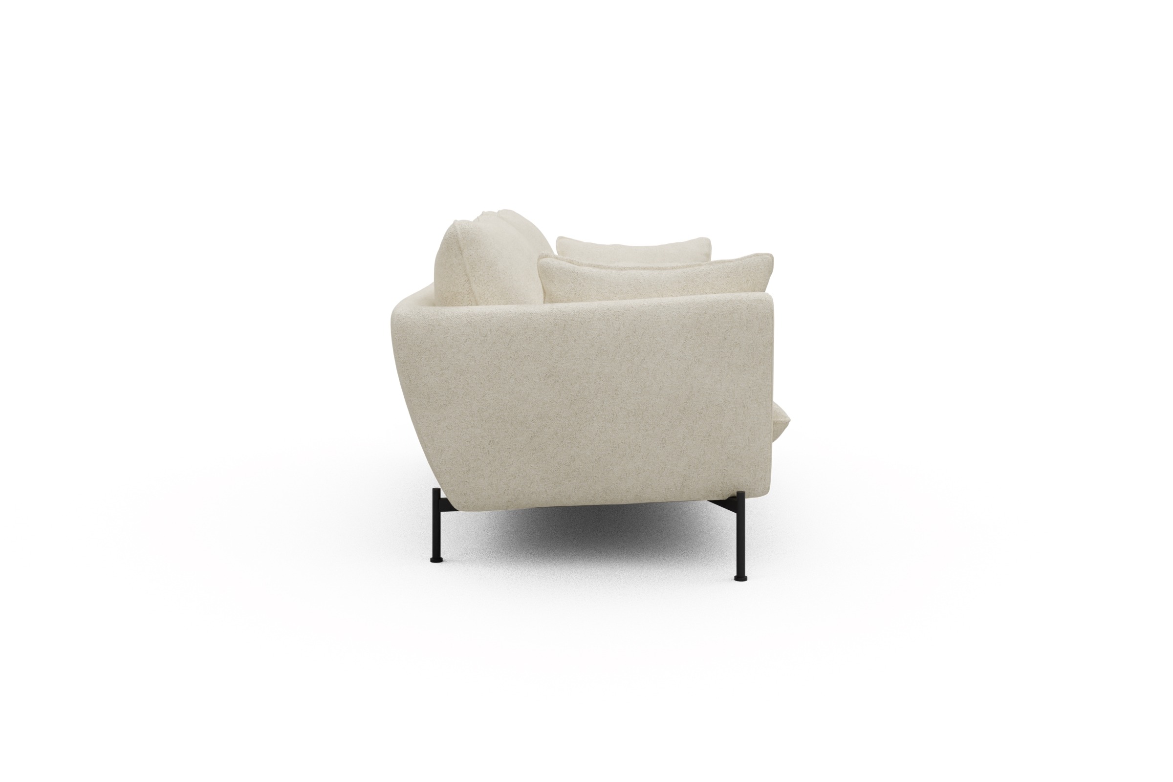 Sofa Anton 2-Sitzer Boucle-Off-White