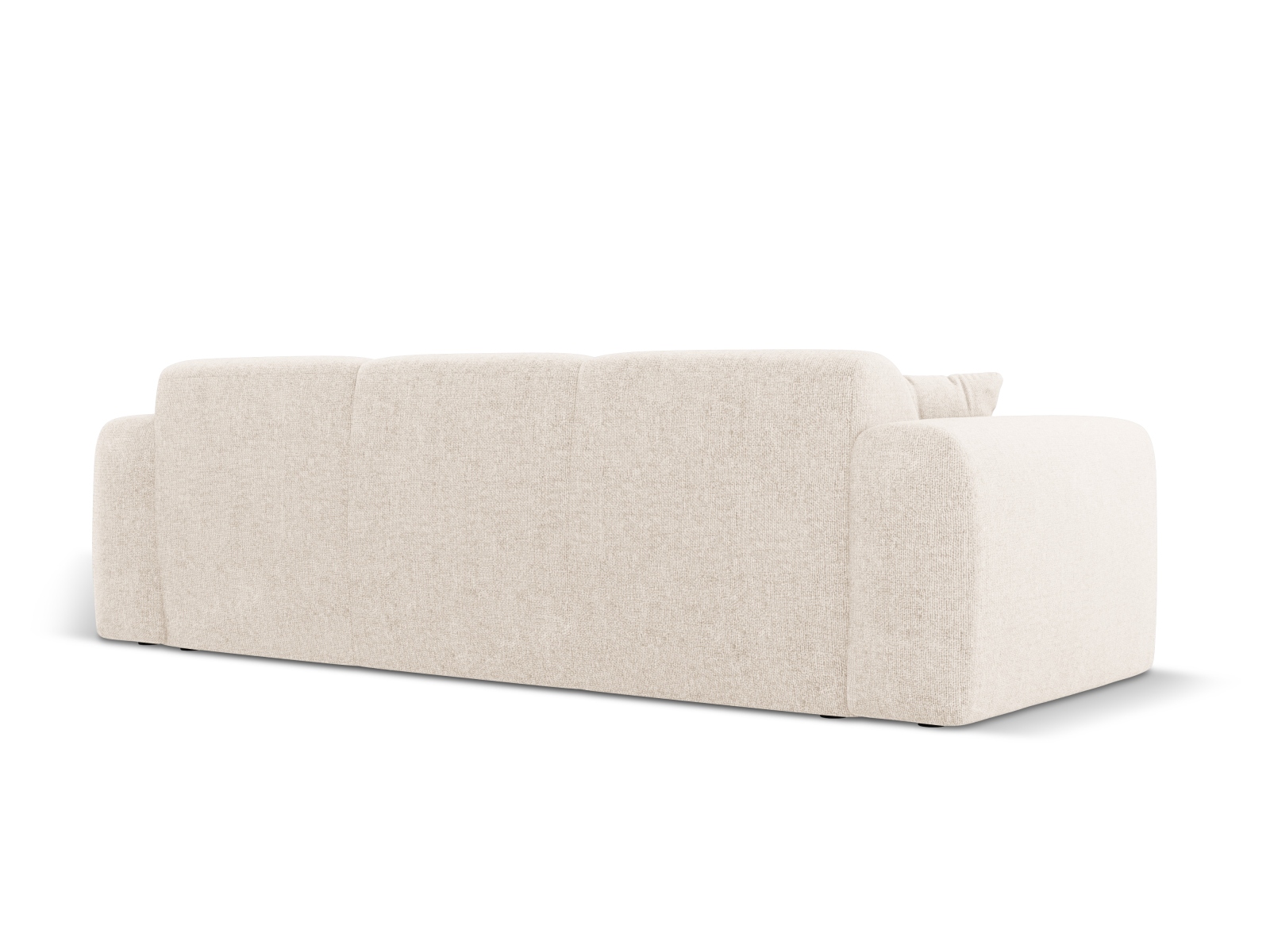 Cosmopolitan Design Sofa Nolio 3-Sitzer Chenille Haga Helles Beige