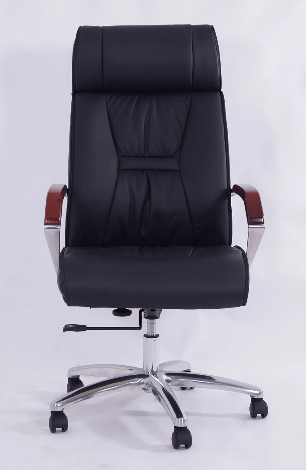 Moebelfaktor Produkt high back chair wood armrest front 1