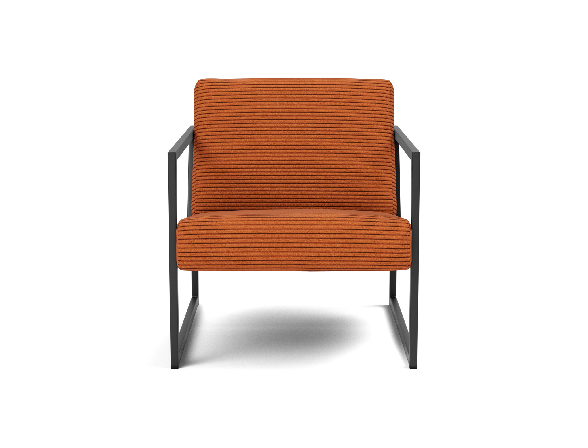Sessel Vikko mit Armlehnen Kord Corduroy 595-Burnt-Orange