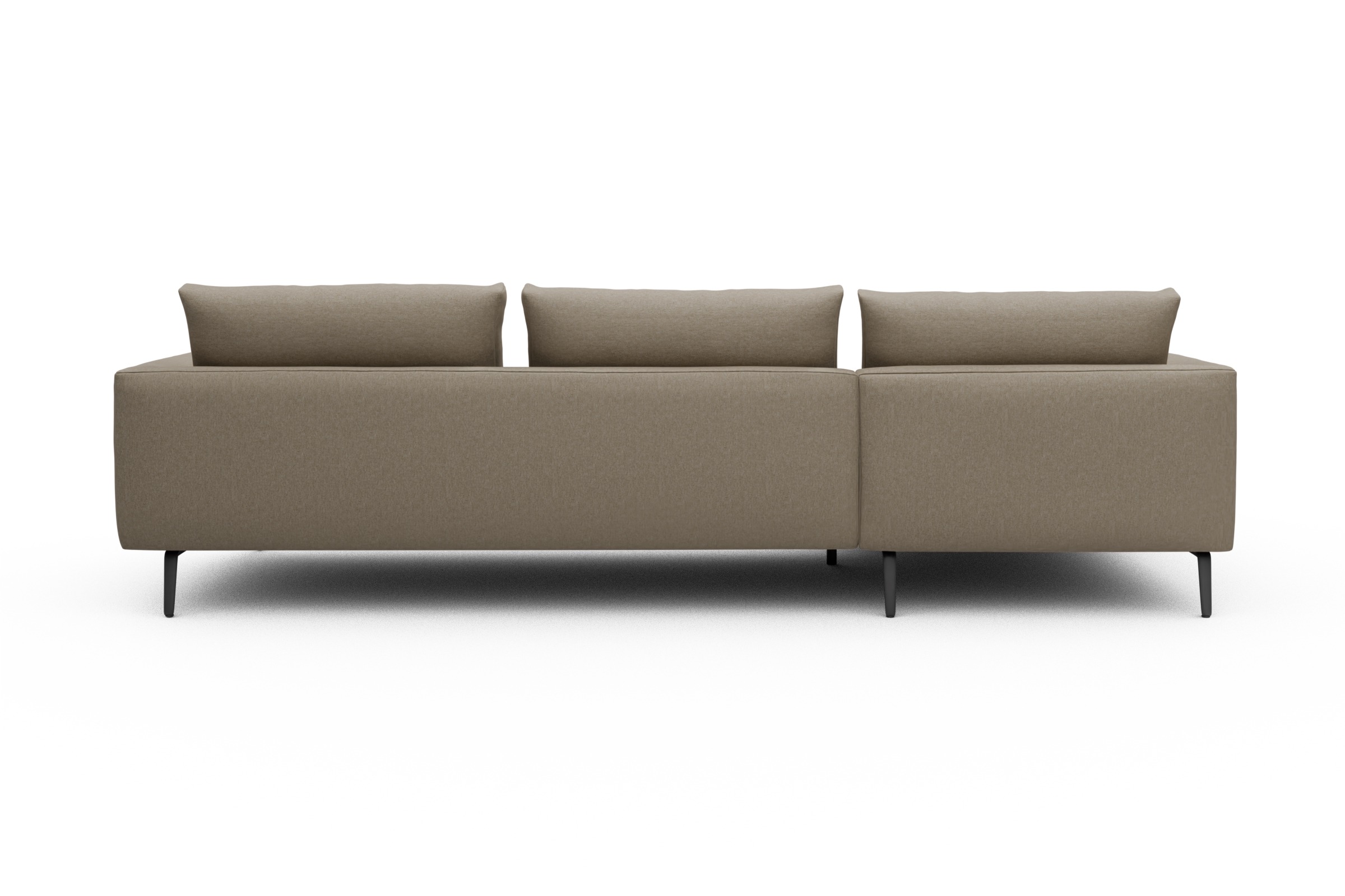 Ecksofa Karl Chaiselongue links mit 2,5-Sitzer Satya-Natural